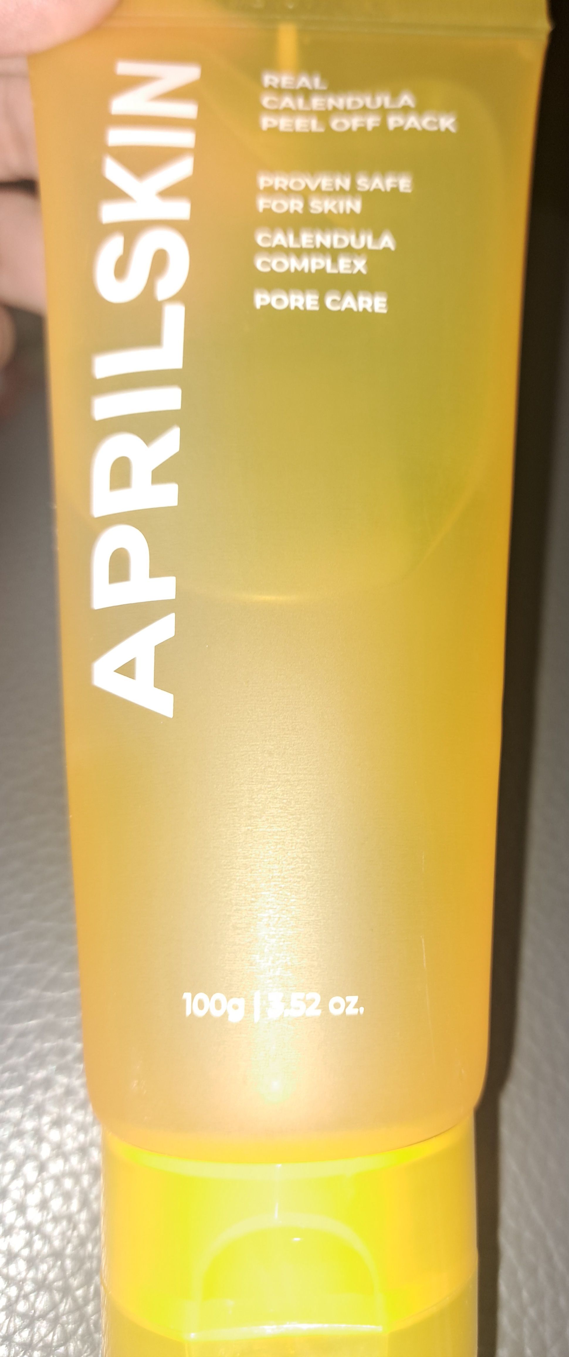 Aprilskin 金盞菊撕拉面膜 Real Calendula Peel Off Pack 真實評價/實測照片 byl*y 1