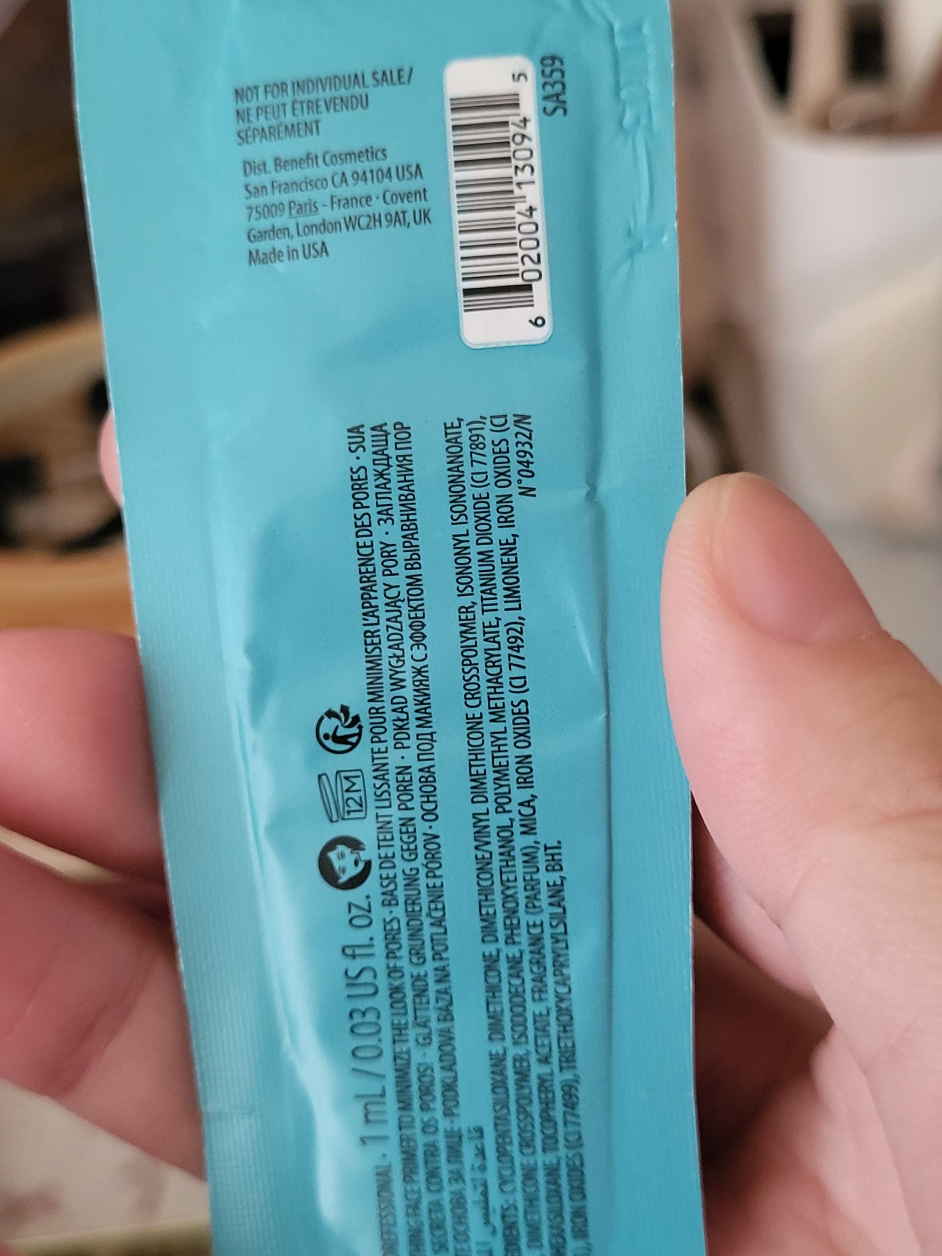 Benefit Cosmetics 輕裸無重毛孔細緻霜 真實評價/實測照片 bypop**********************com 2