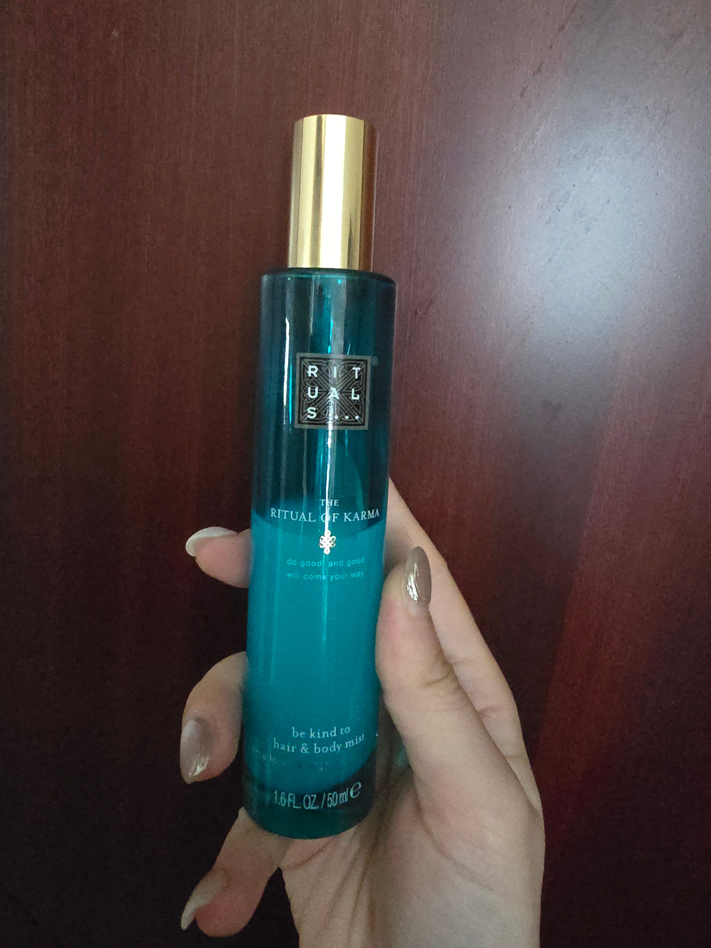 Rituals The Ritual Of Karma 頭髮及身體噴霧 Hair & Body Mist 真實評價/用後感 byTi****st 2 Rituals The Ritual Of Karma 頭髮及身體噴霧 Hair & Body Mist 真實評價/實測照片 byTi****st 2