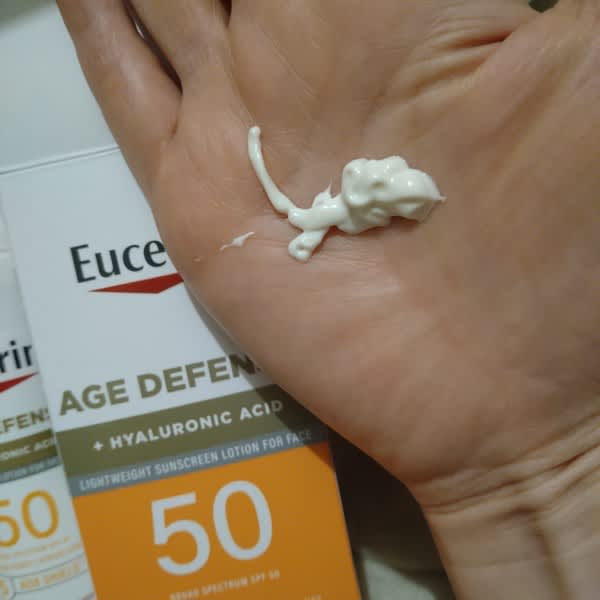 Eucerin 輕盈抗曬乳霜 SPF50 真實評價/實測照片 byYa****NG 1