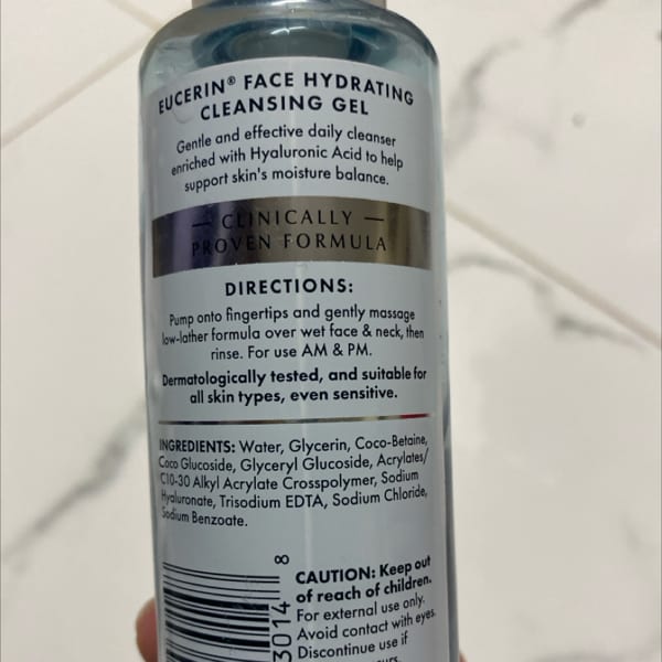 Eucerin 控油淨肌潔膚啫喱 真實評價/實測照片 byYa****NG 1
