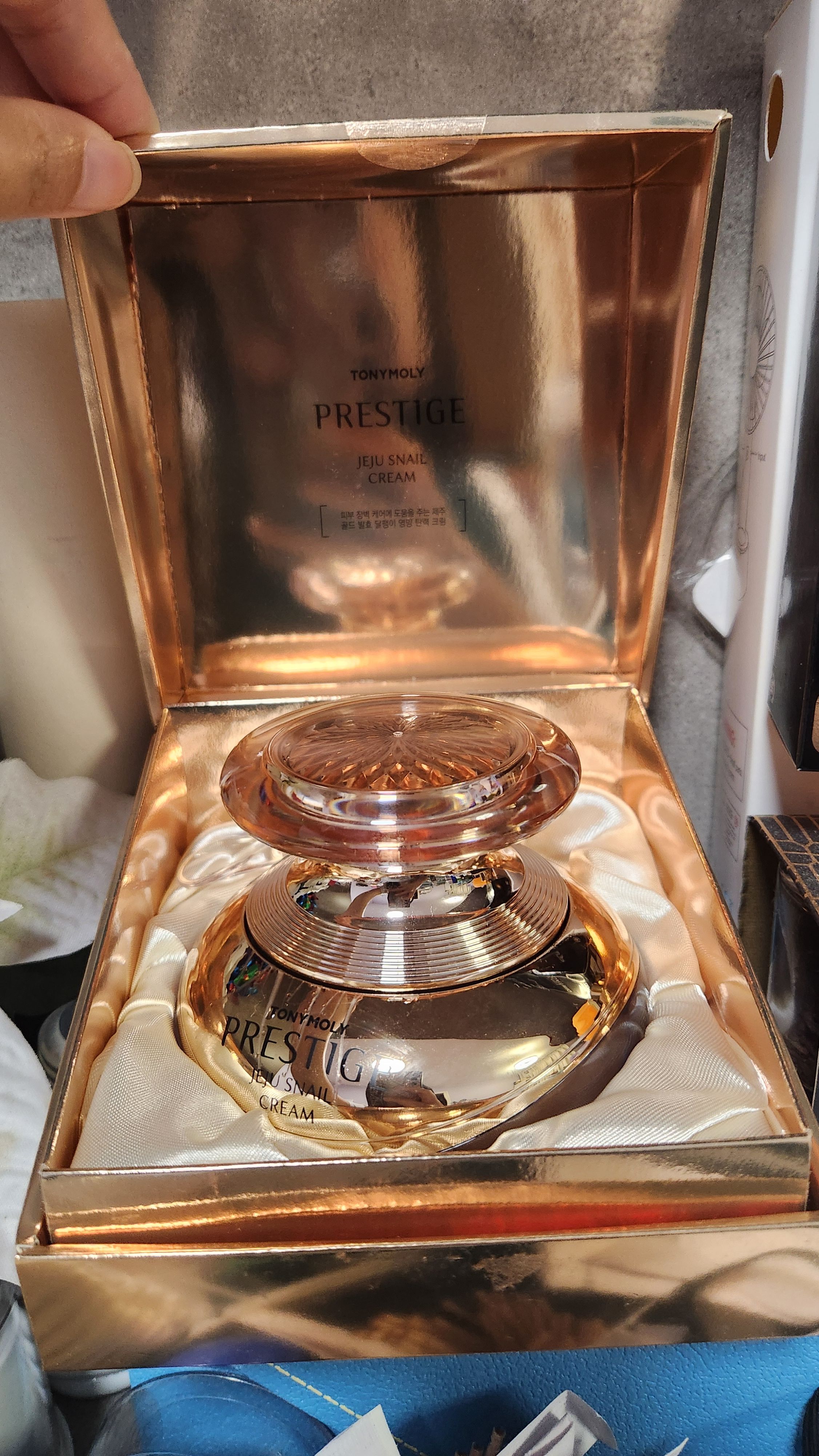 Tony Moly 黃金蝸牛面霜 真實評價/實測照片 byYa****NG 2