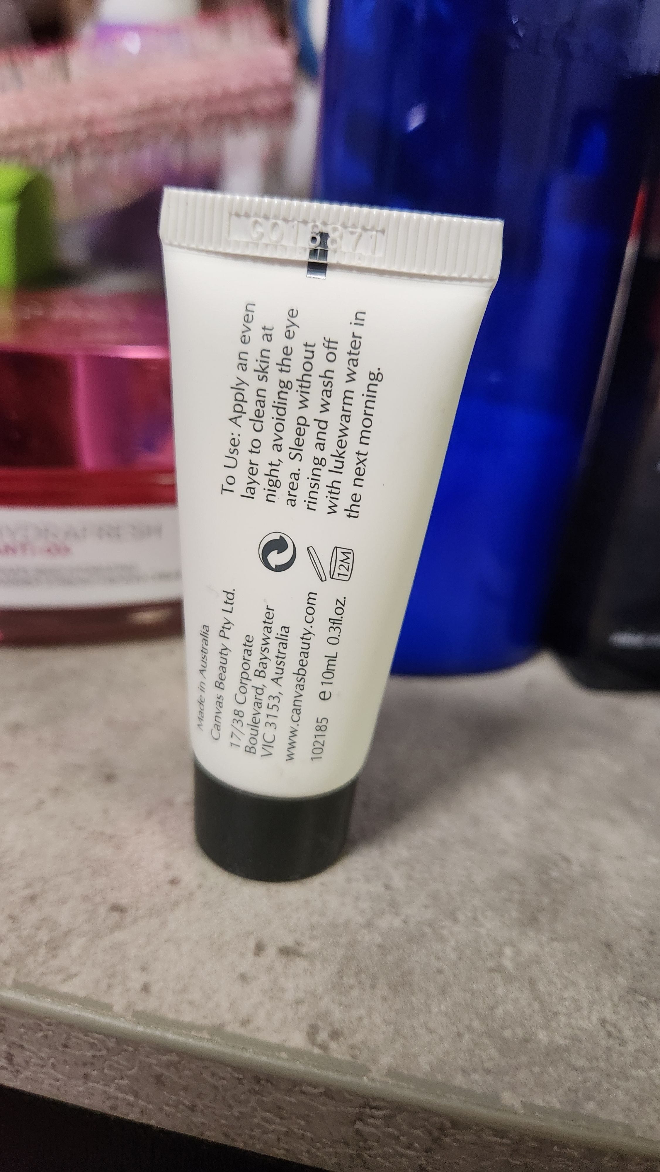 Canvas 玫瑰滋潤補濕睡眠面膜 真實評價/實測照片 byYa****NG 1