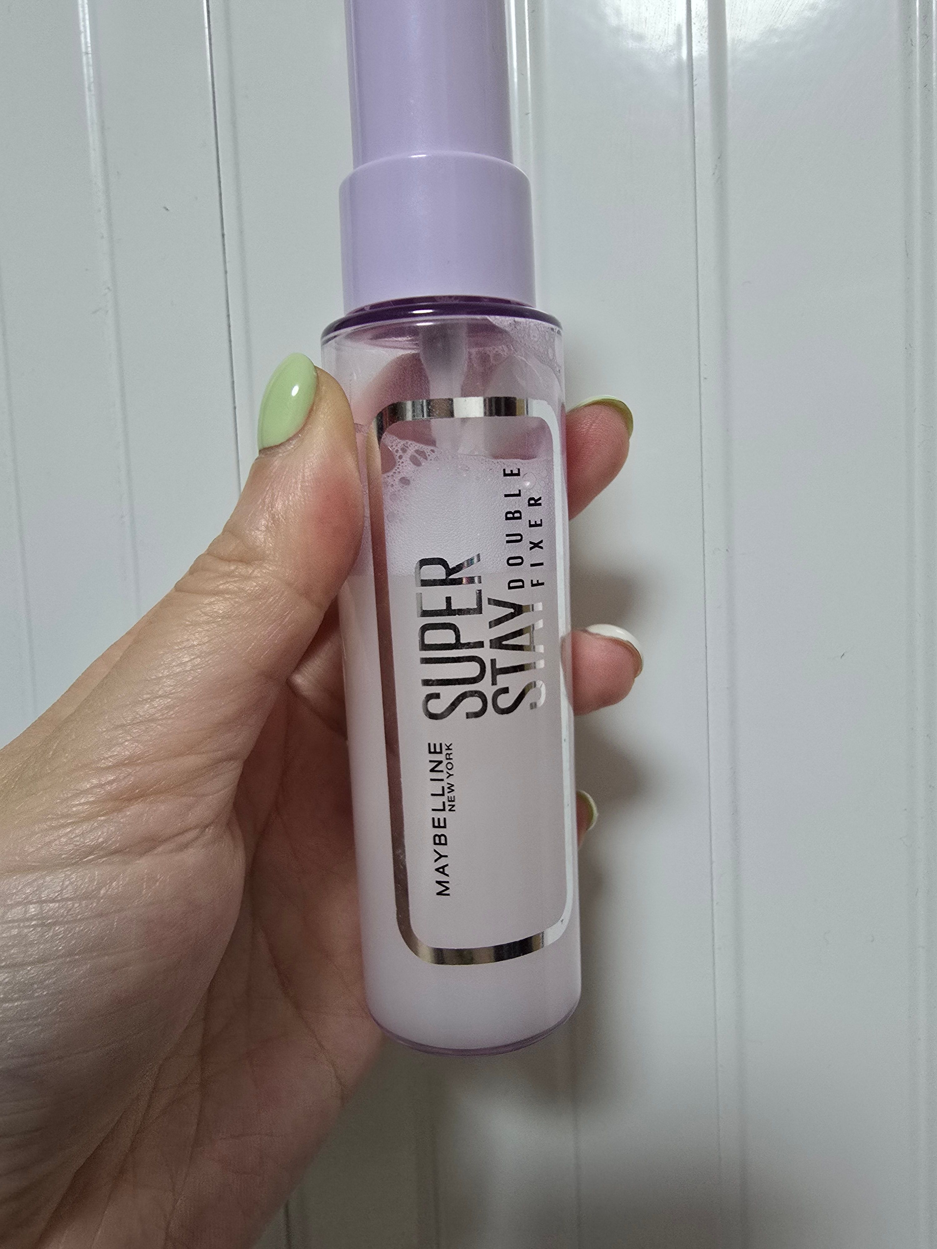 Maybelline New York SUPERSTAY超持久24H小奶蓋定妝噴霧 真實評價/實測照片 byTi****st 2