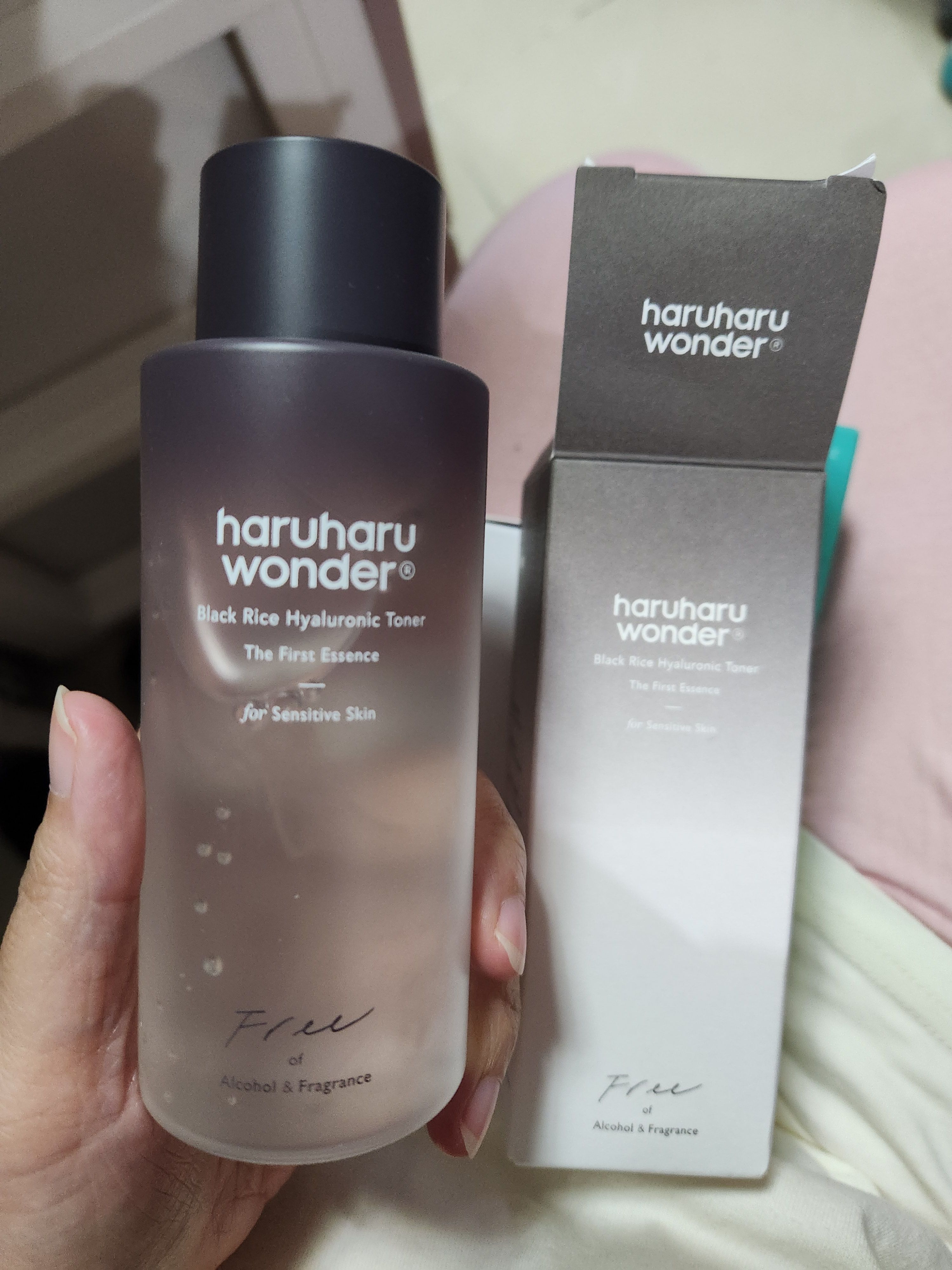 HARUHARU 黑米透明質酸爽膚水 真實評價/實測照片 byYa****NG 2