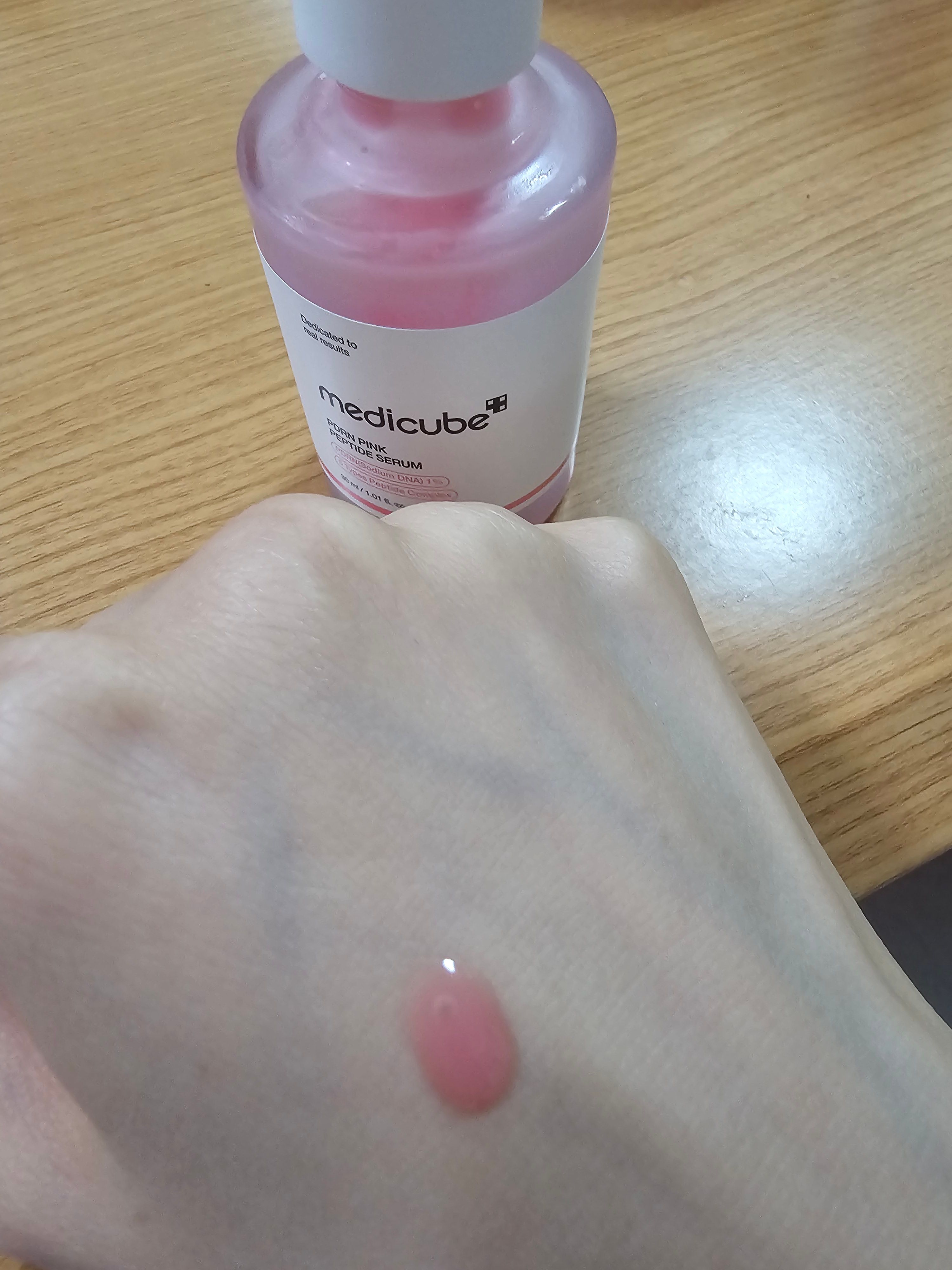 Medicube PDRN 粉紅胜肽膠原蛋白安瓶 真實評價/用後感 byTe**sa 1 Medicube PDRN 粉紅胜肽膠原蛋白安瓶 真實評價/實測照片 byTe**sa 1