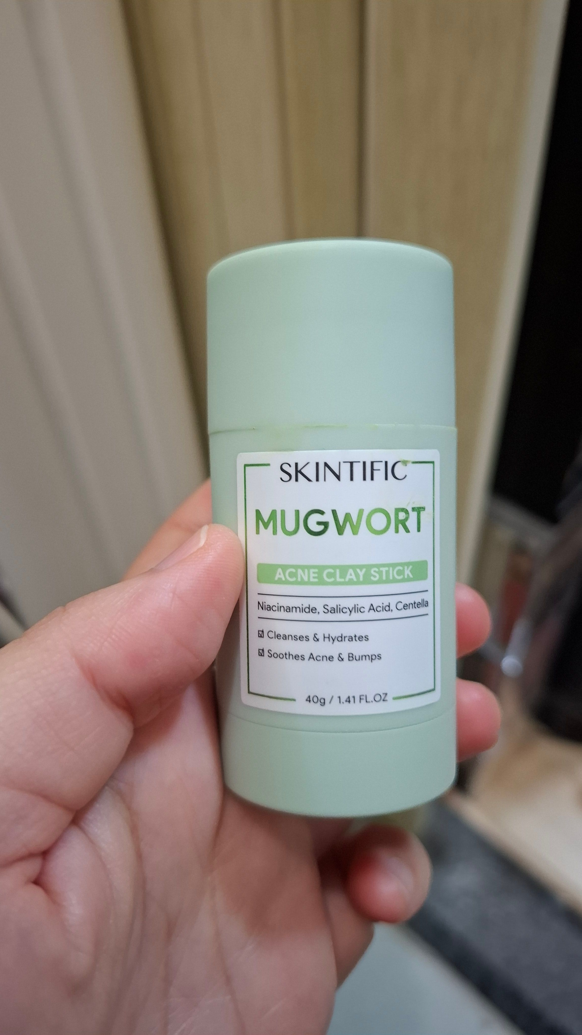 Skintific 煙酰胺亮白固體泥膜棒 真實評價/實測照片 by 2