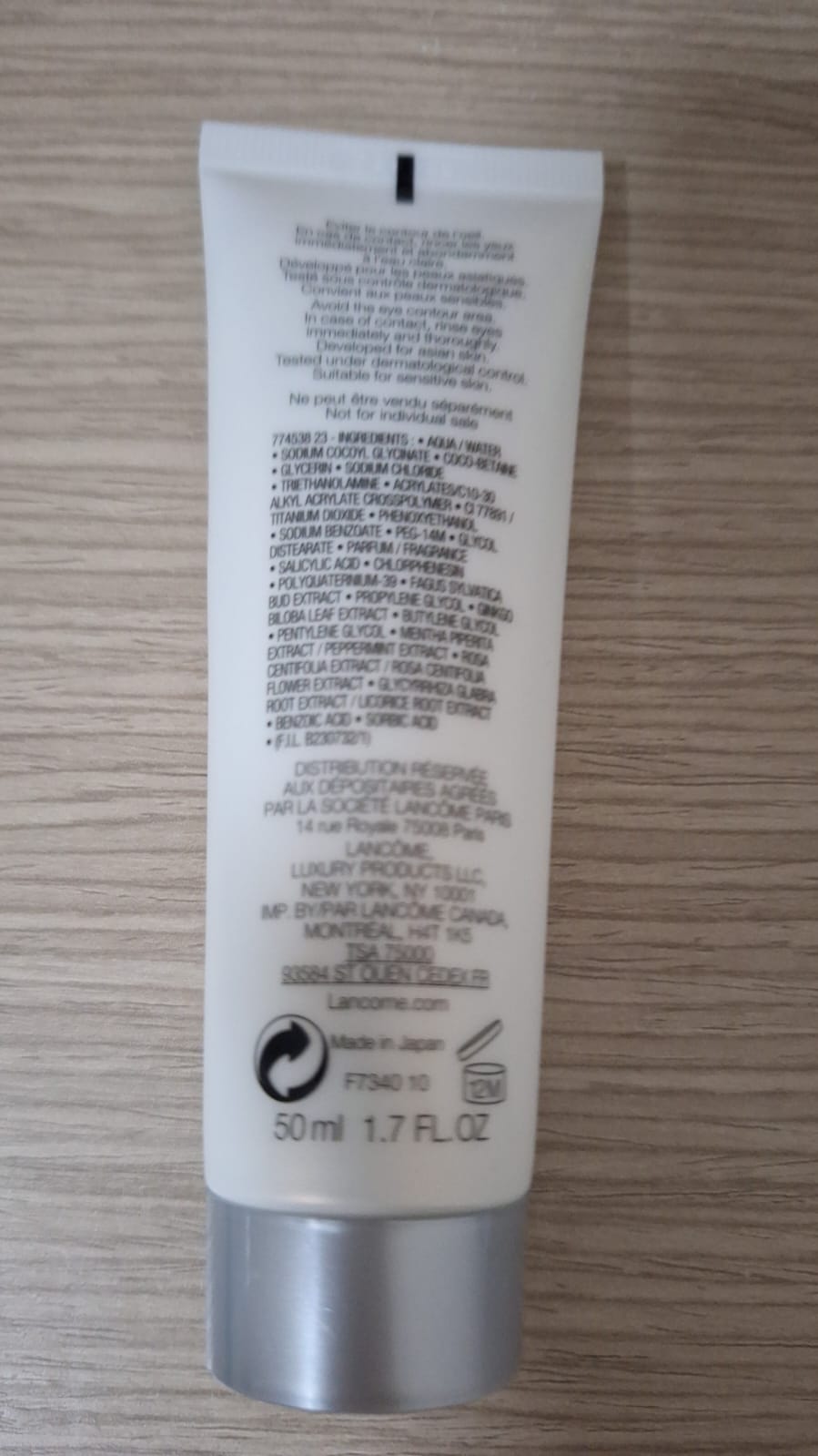 Lancome 淨澈亮肌潔面泡沫 真實評價/實測照片 byC*n 2