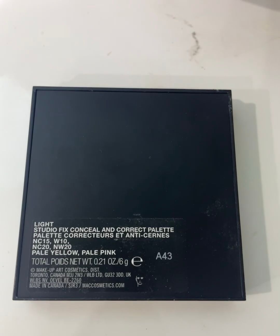 MAC Cosmetics 完美高效遮瑕膏 (六色遮瑕盤) 真實評價/實測照片 byfan******************com 1