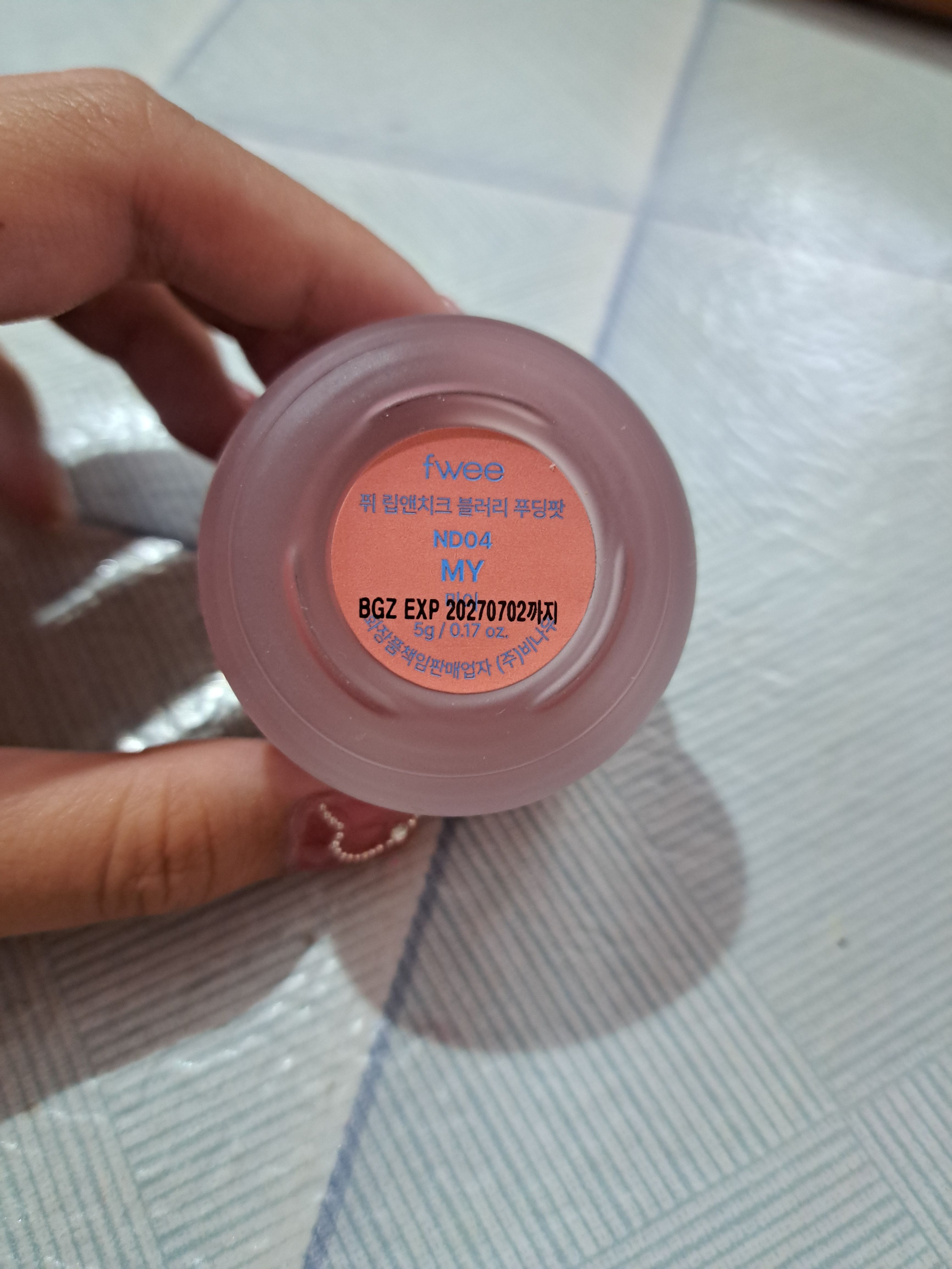 Fwee 唇頰兩用布丁膏 真實評價/實測照片 byl*y 1