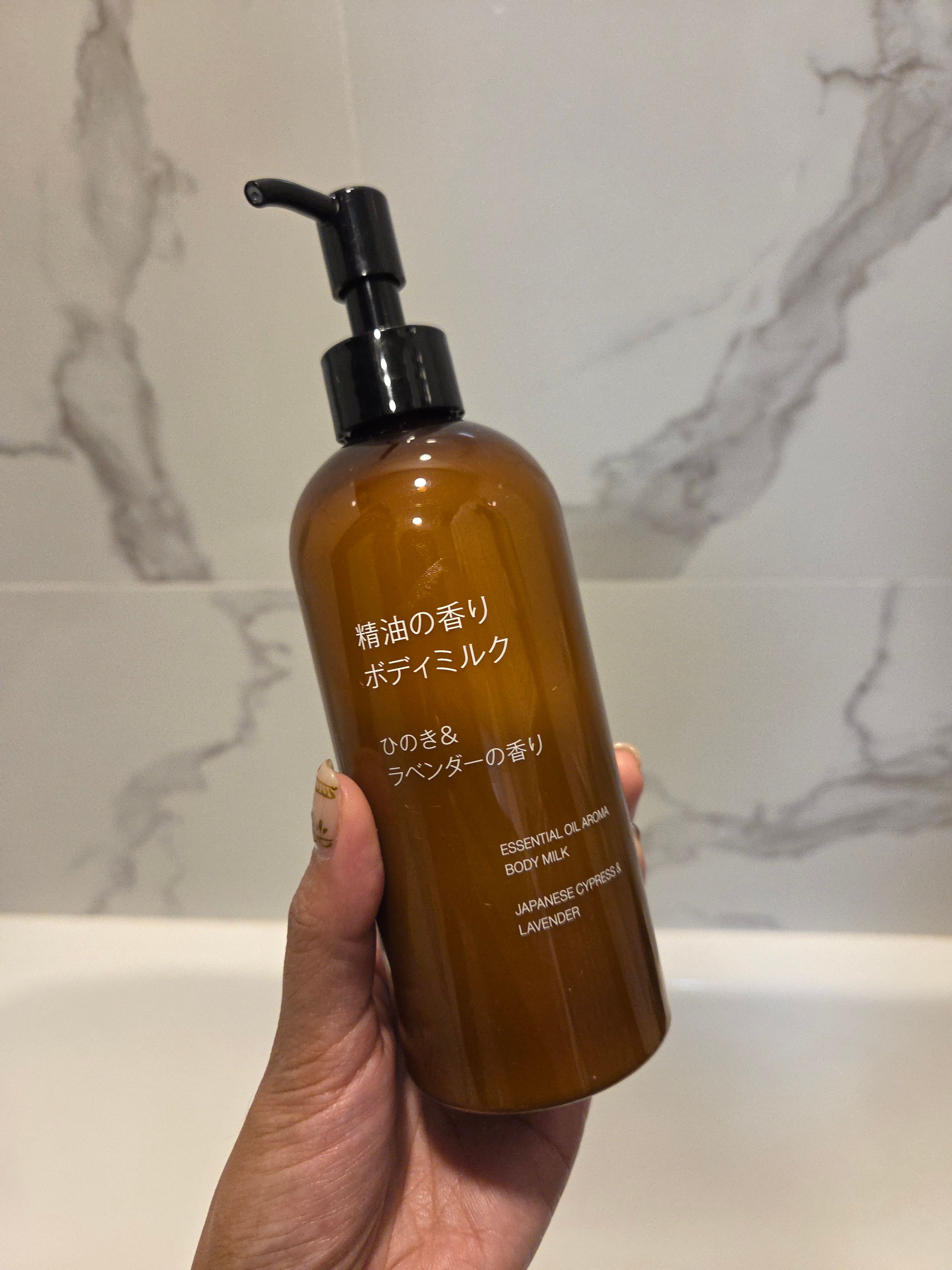 Muji 精油香薰身體乳液 日本絲柏和薰衣草 真實評價/實測照片 byfun*****rry 2