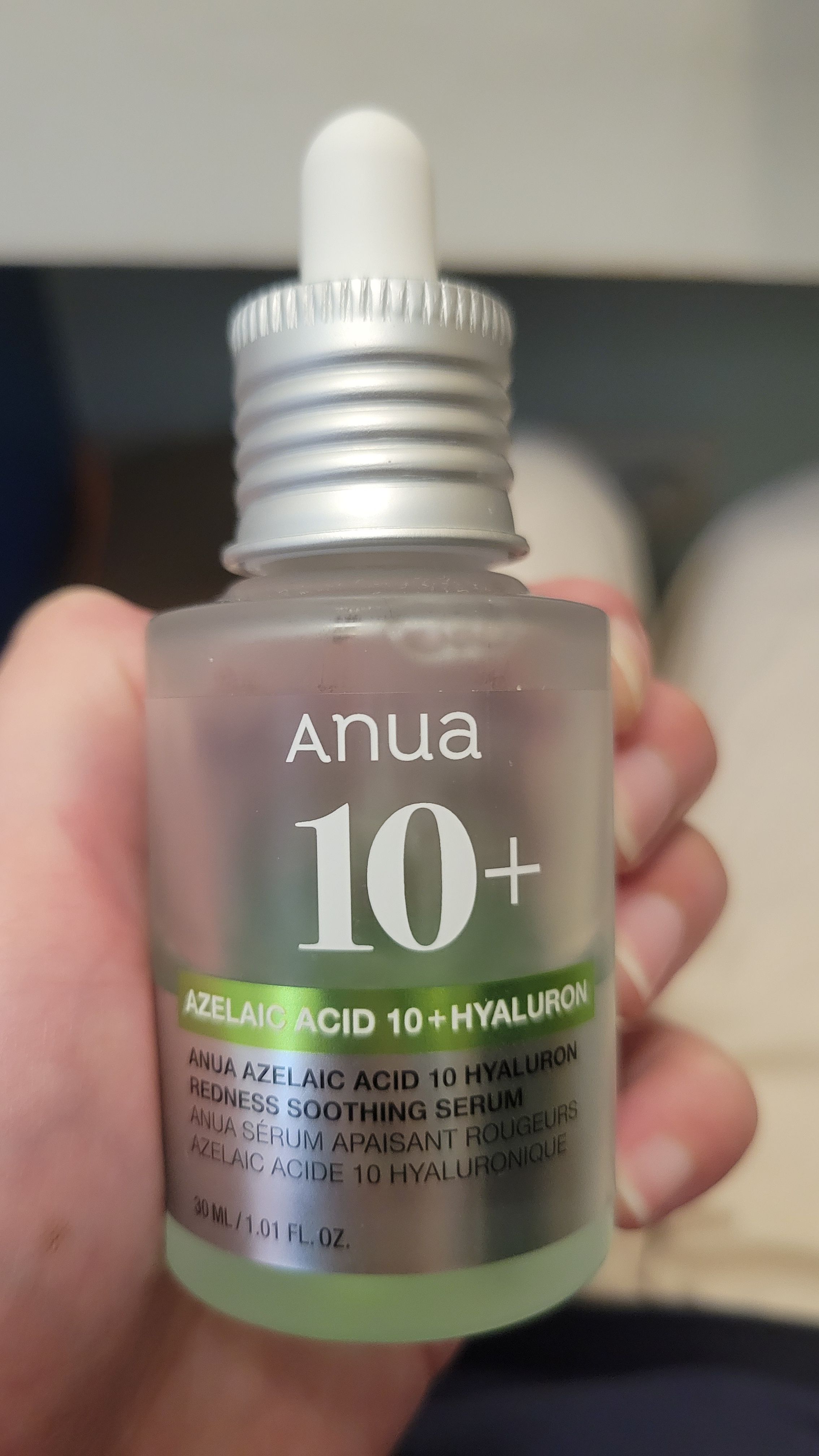 ANUA 10%壬二酸透明質酸舒緩降紅精華 真實評價/實測照片 bywcn****************com 1