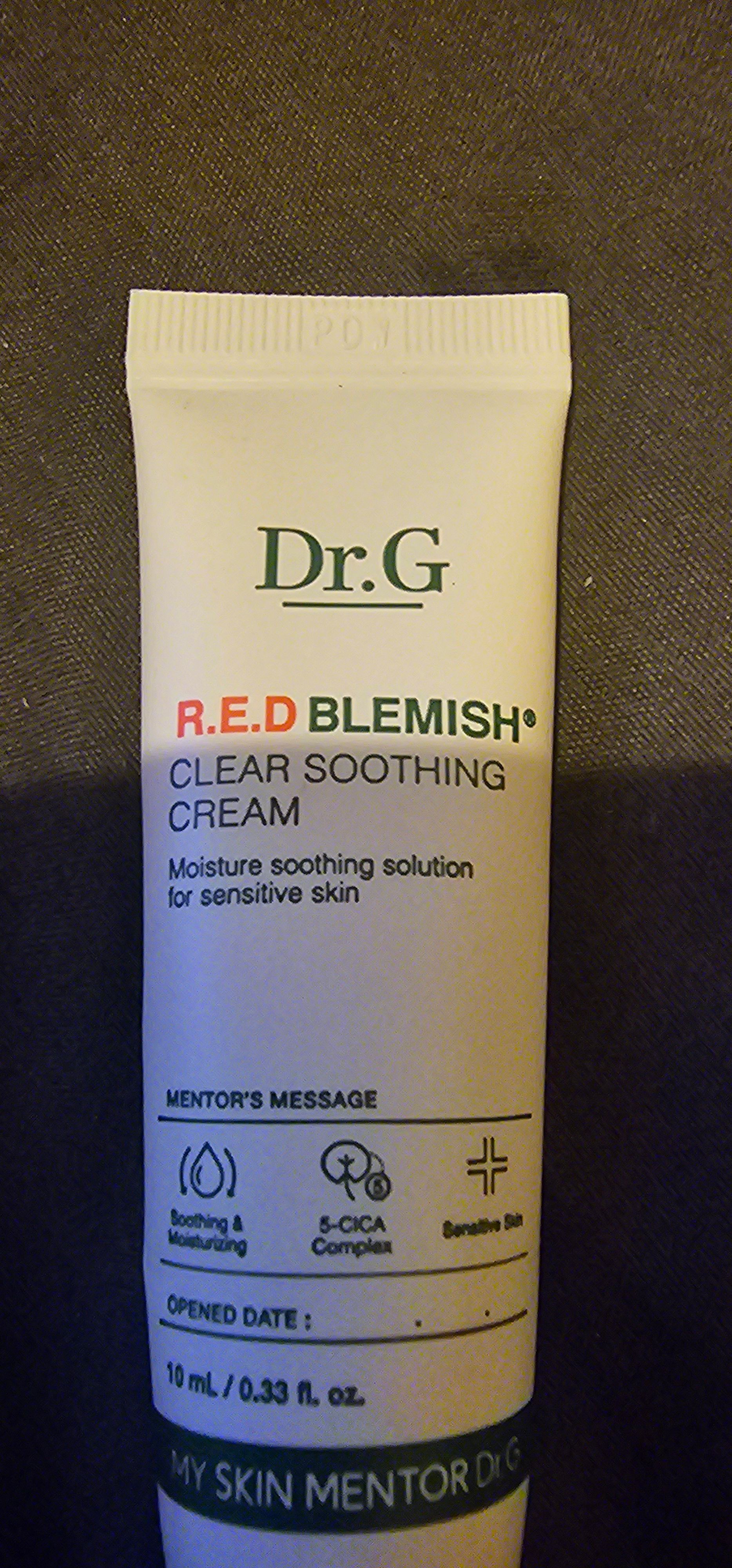 DR.G 舒潤修護保濕精華霜 R.E.D Blemish CLEAR SOOTHING CREAM 真實評價/實測照片 byCry**** Li 1