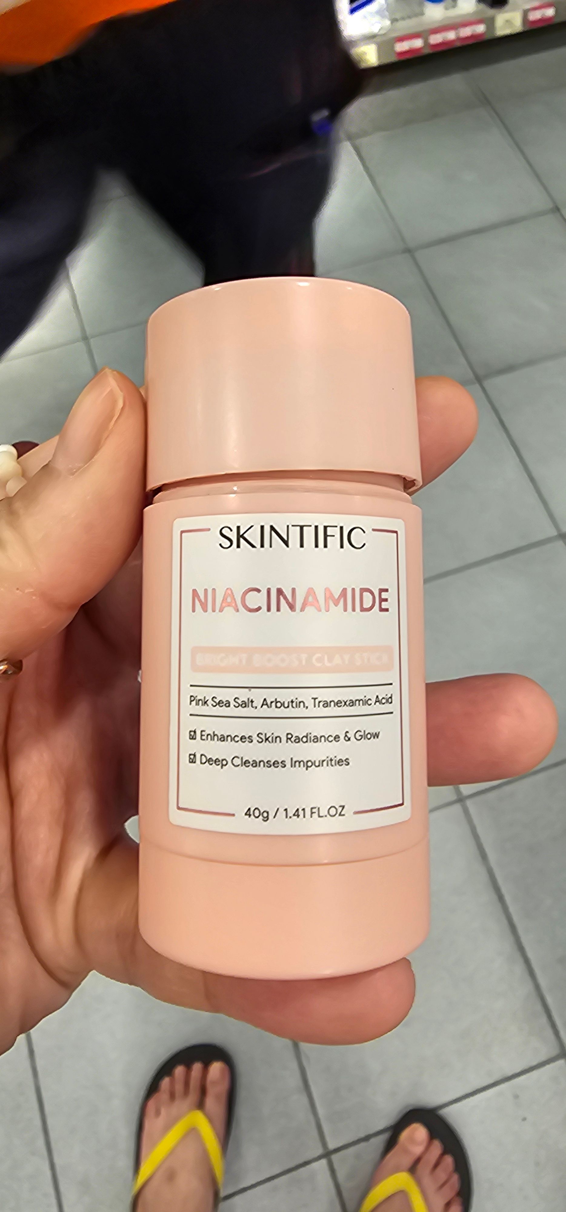 Skintific 煙酰胺亮白固體泥膜棒 真實評價/實測照片 byCry**** Li 2