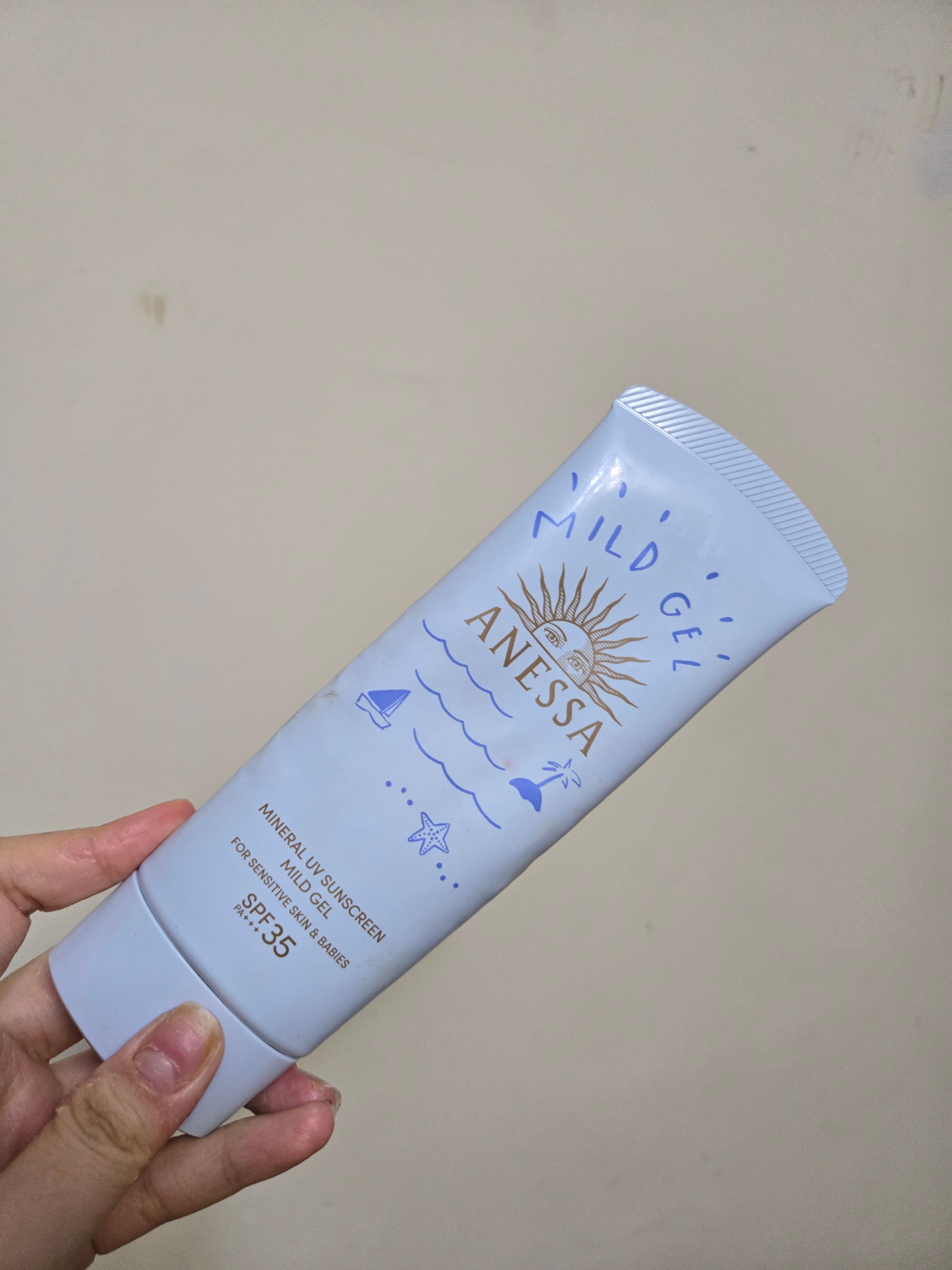 Anessa 安耐曬 Anessa純物理補濕UV乳霜 SPF35 PA+++  真實評價/實測照片 byMel*****hen 1