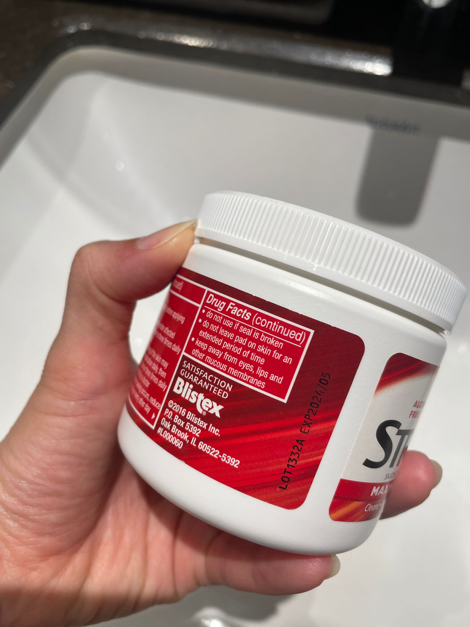 Stridex 2%水楊酸棉片 真實評價/實測照片 byl*y 1