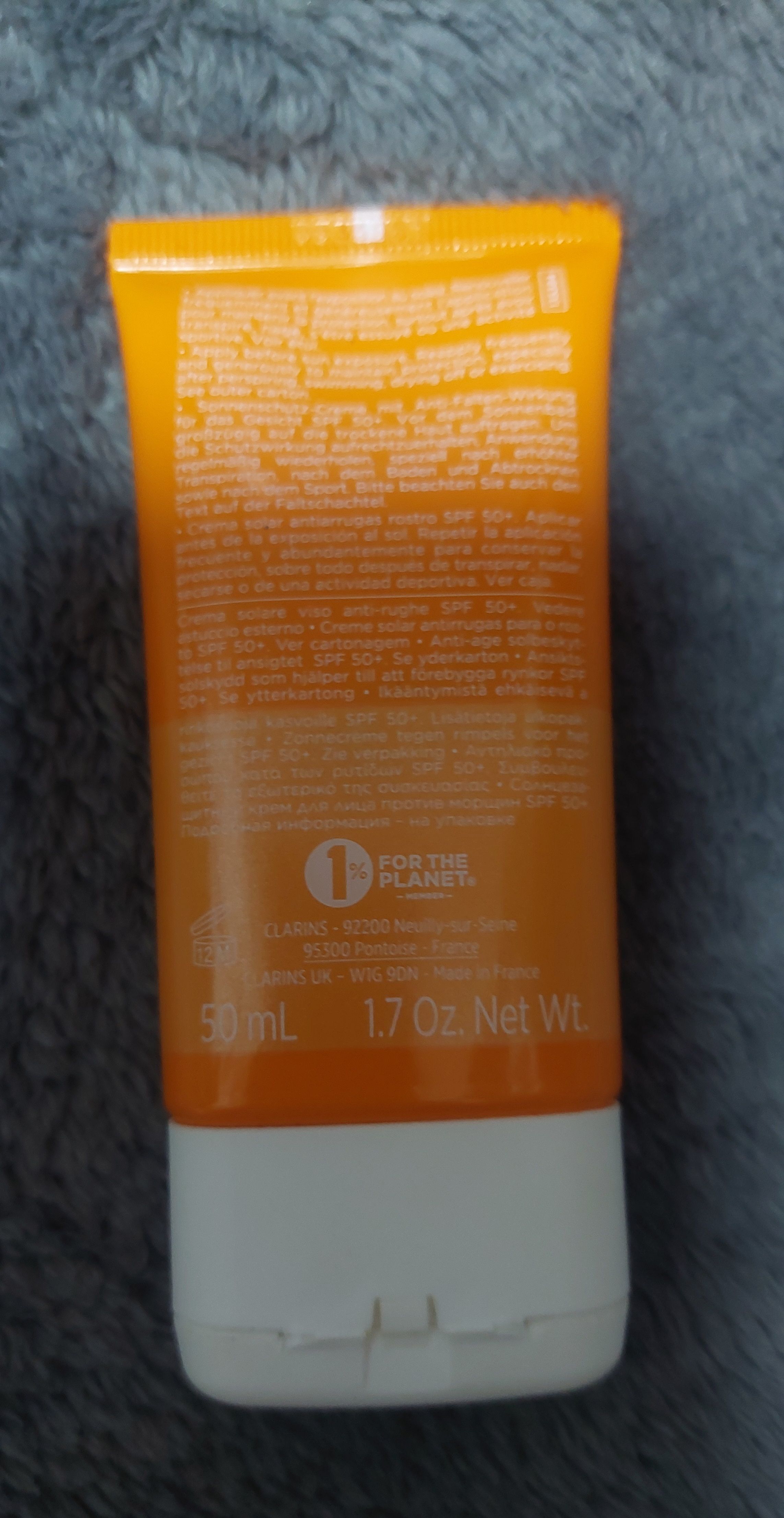 CLARINS 高防護防曬乳 SPF 50 真實評價/實測照片 byhap******************com 1