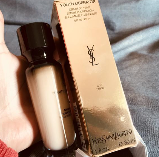 YSL 妍活亮肌精華粉底液 真實評價/實測照片 by 2