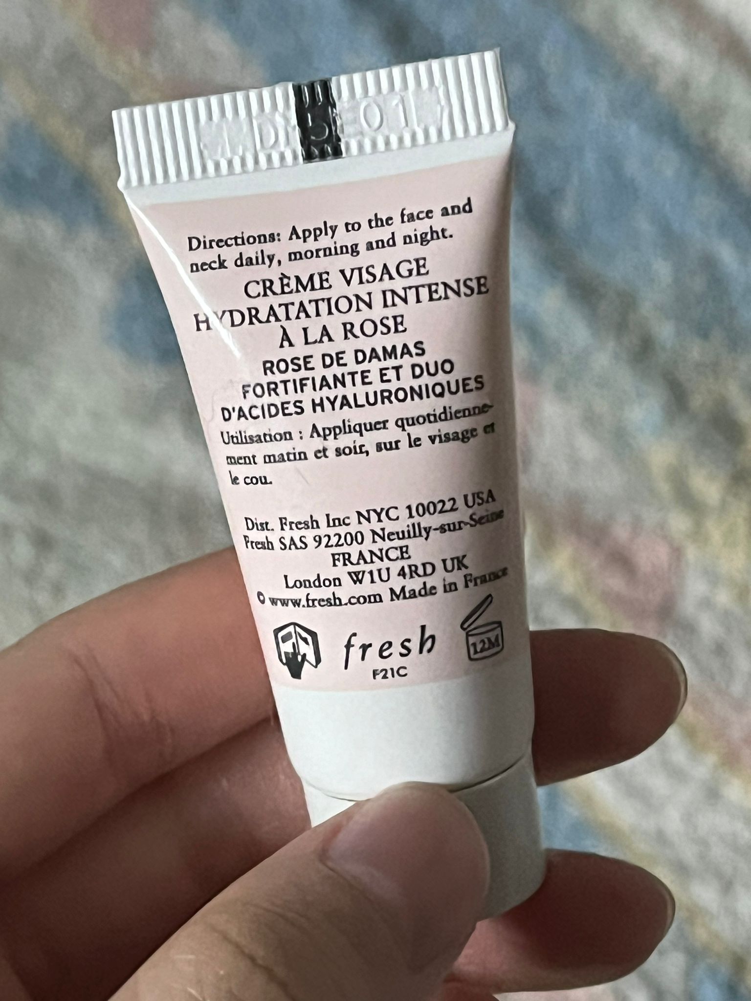 Fresh 玫瑰深層保濕面霜 真實評價/實測照片 byCry******ang 1