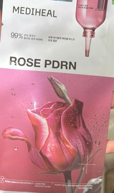 Mediheal PDRN 玫瑰精華毛孔清潔面膜 真實評價/實測照片 byt* 1