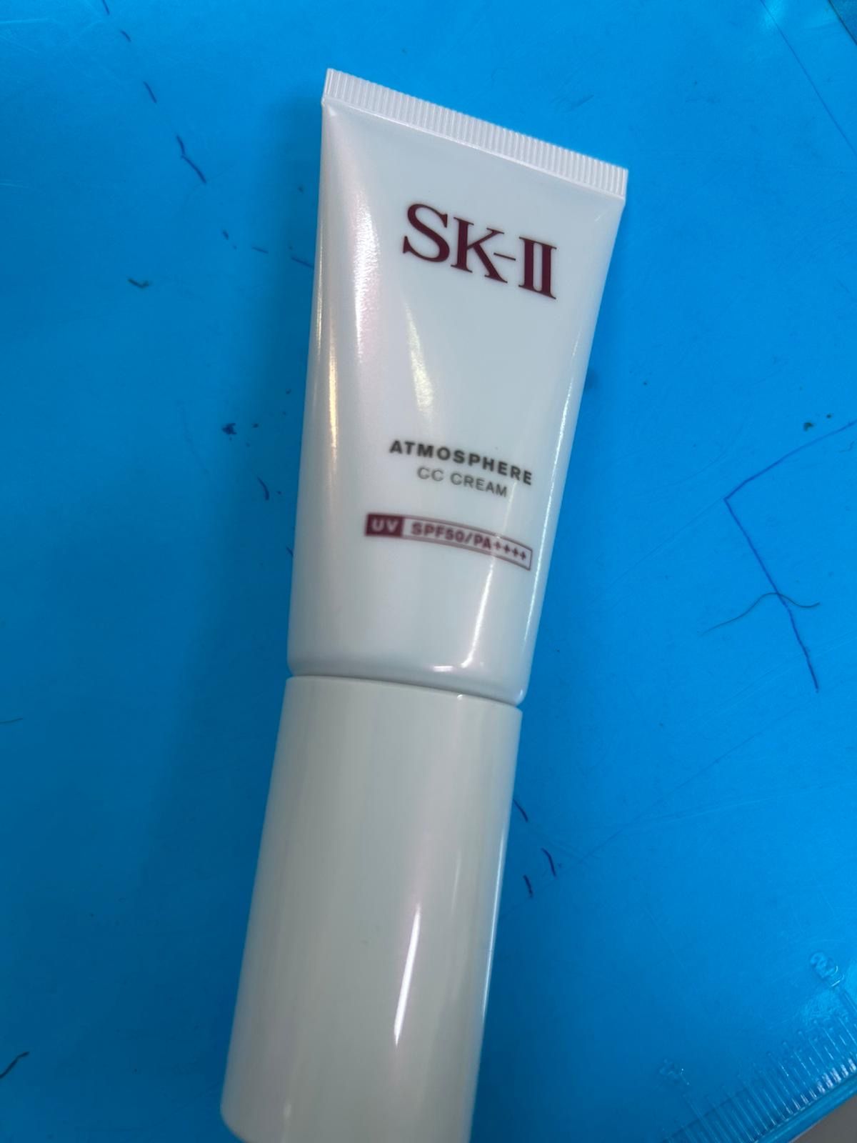 SK-ll 輕透光感鑽白CC霜 SPF 50 Atmosphere CC Cream 真實評價/實測照片 byZ***z 2