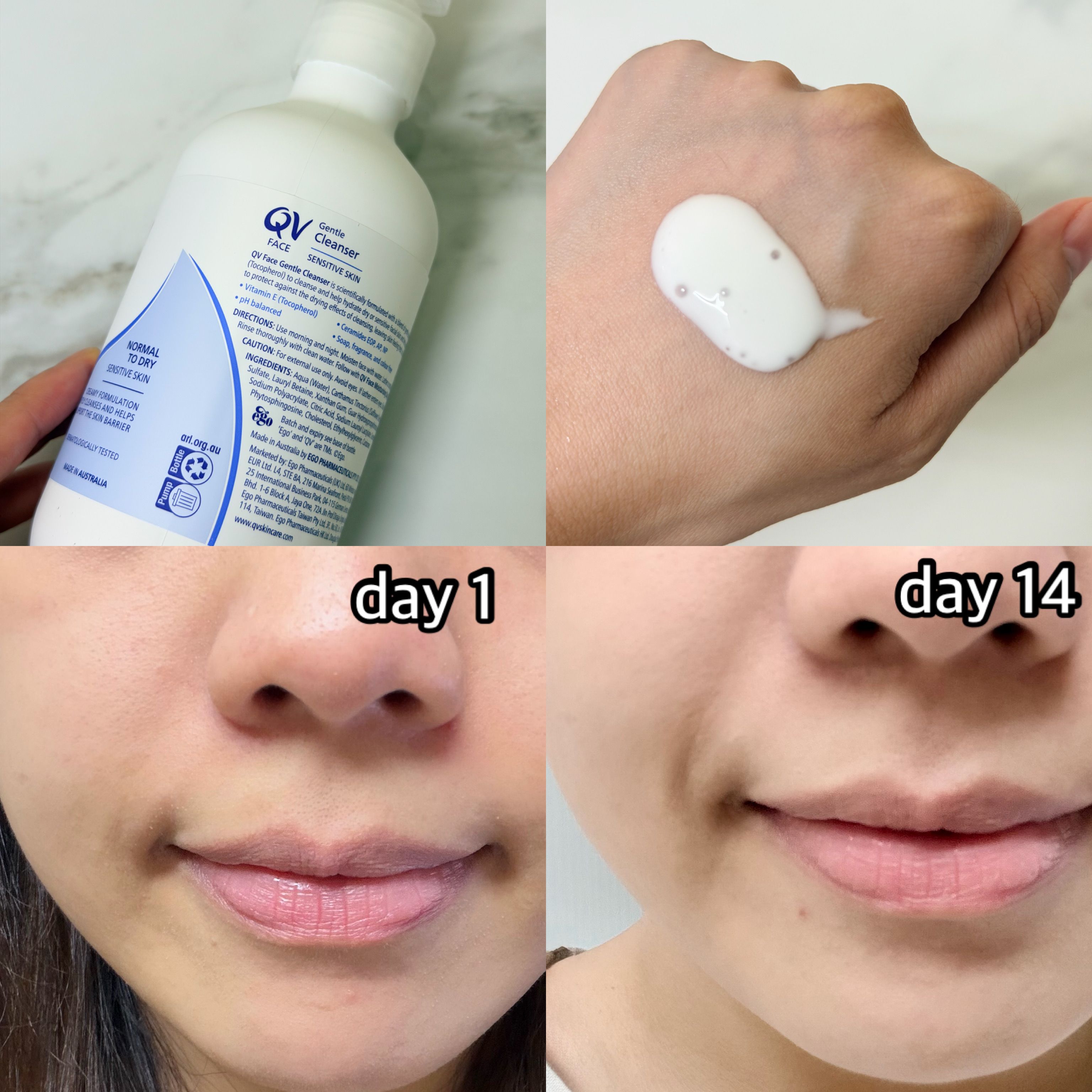 QV 溫和潔面乳 真實評價/實測照片 bye.j*************com 1