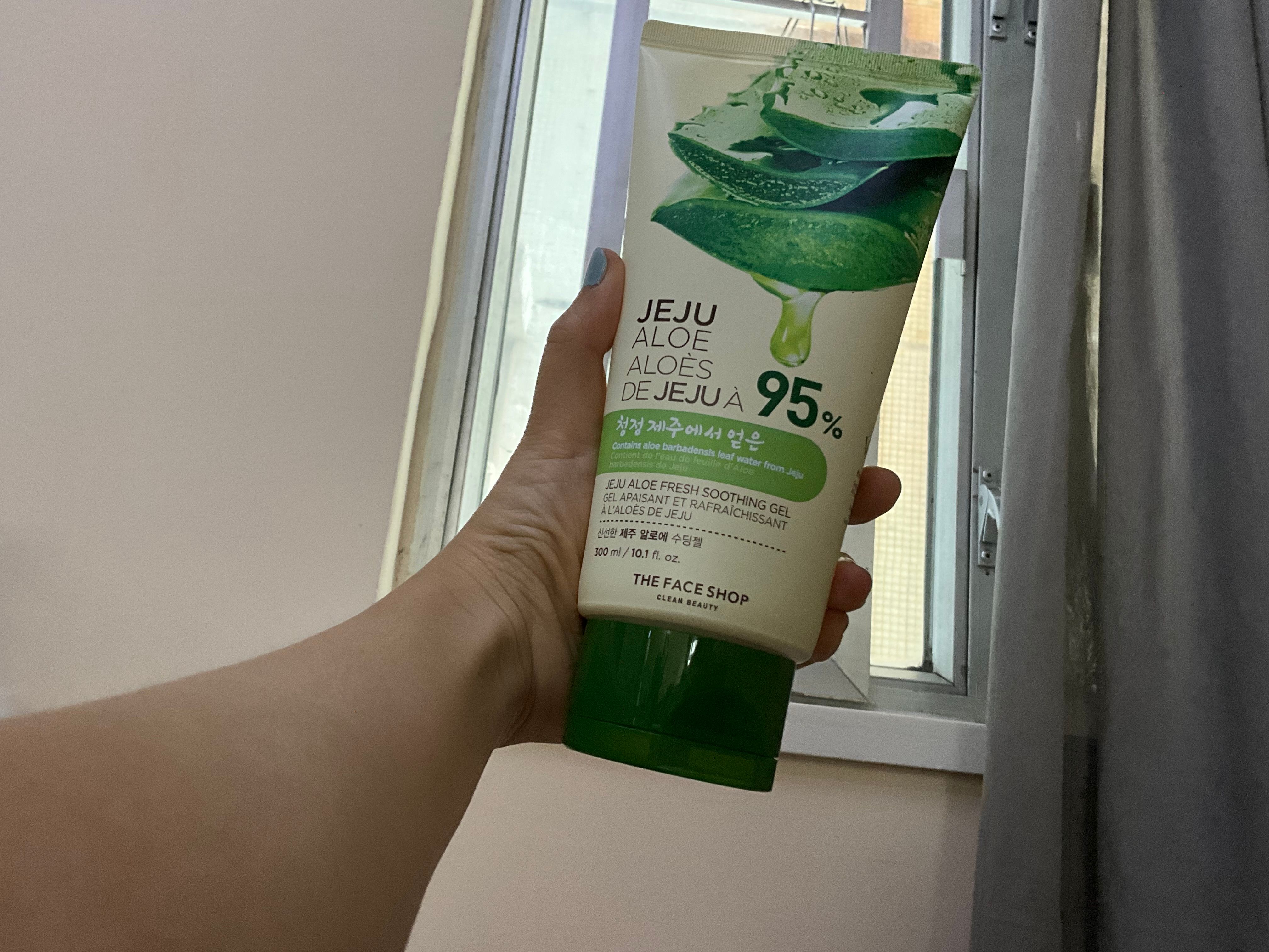 The Face Shop 濟州島蘆薈清新舒緩凝膠 真實評價/實測照片 bySa****Ma 2