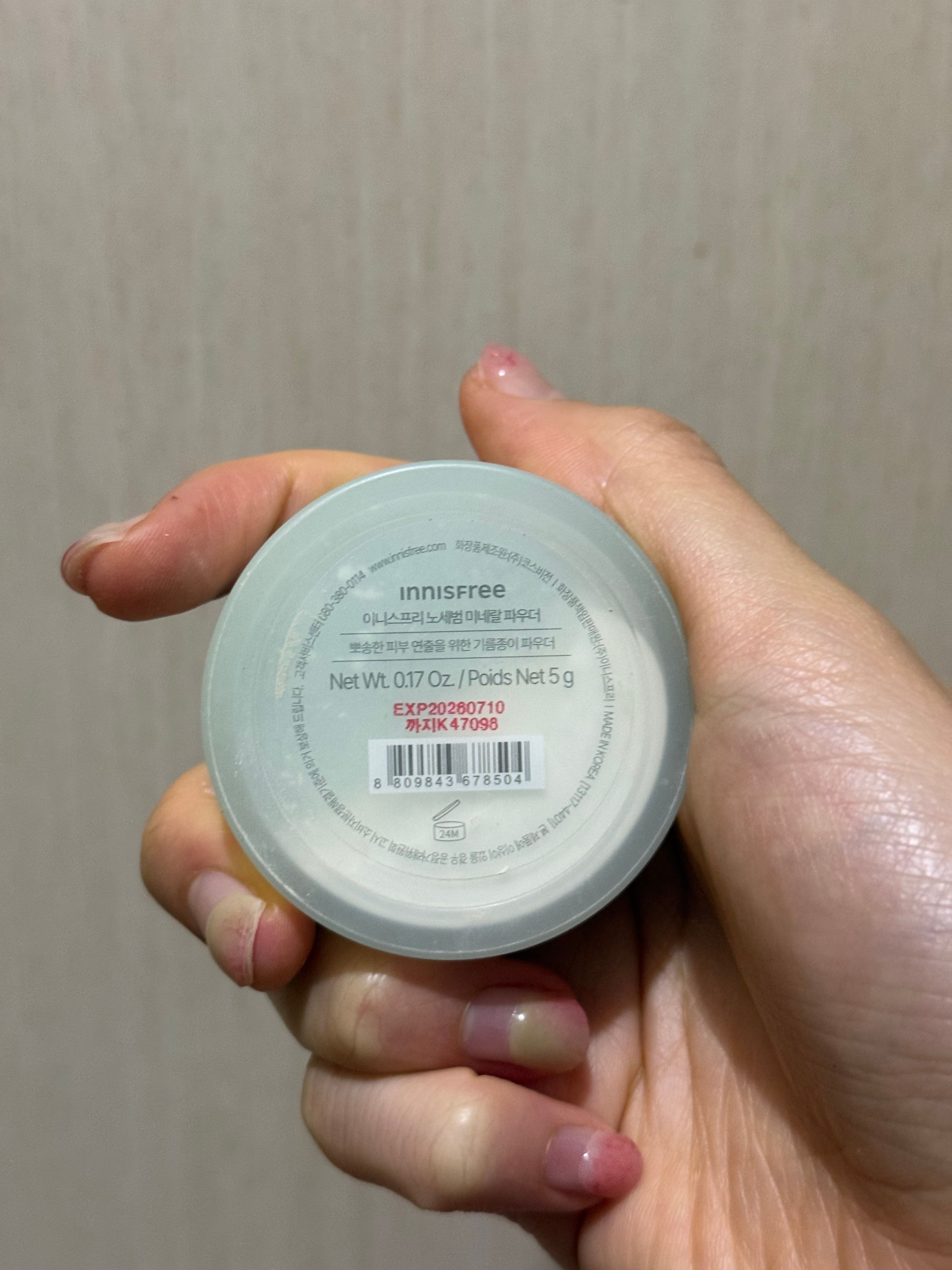 Innisfree 控油礦物質散粉 真實評價/實測照片 byW*S 1