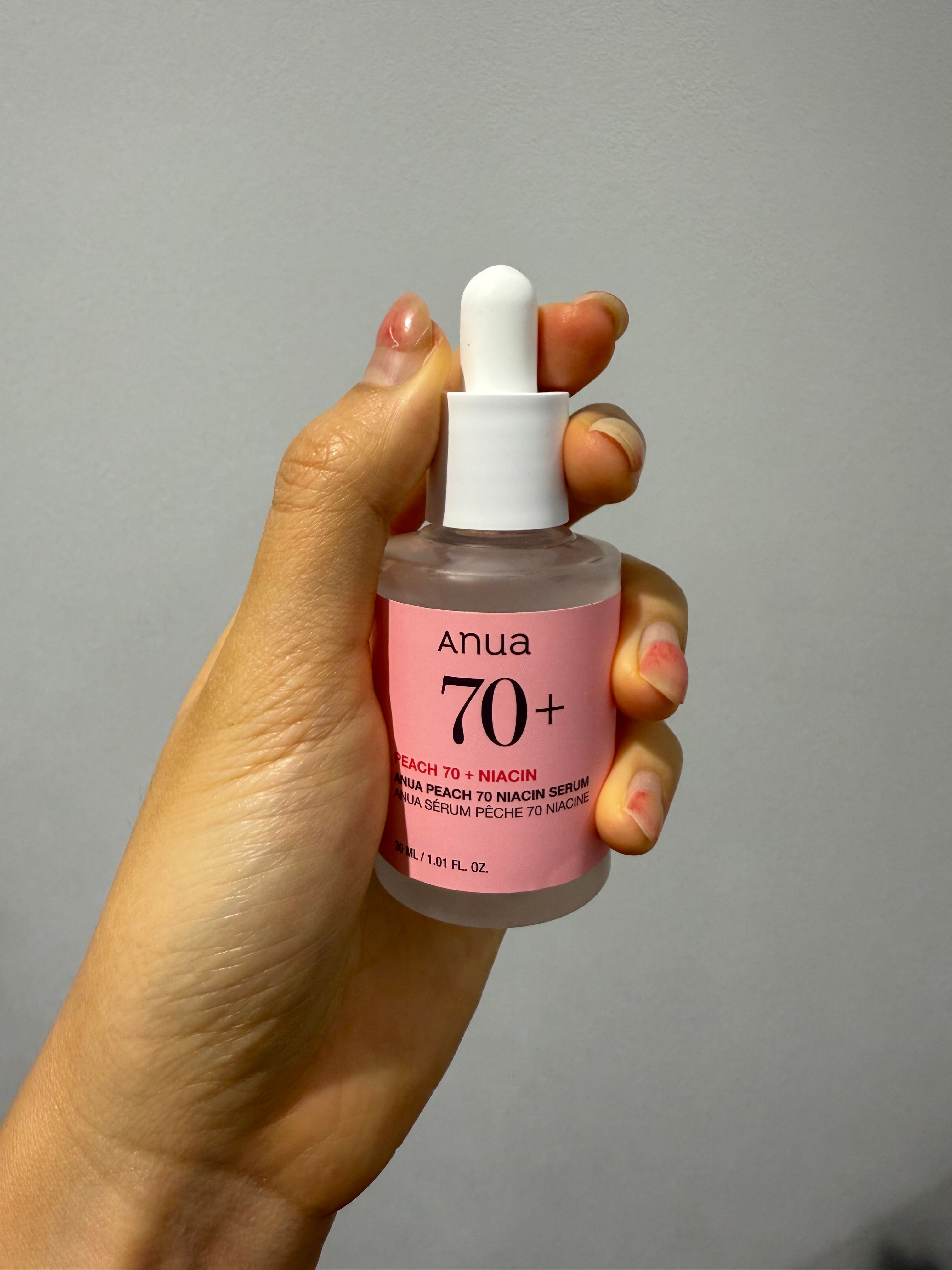 ANUA 70%蜜桃煙酰胺美白精華面膜 真實評價/實測照片 byW*S 1