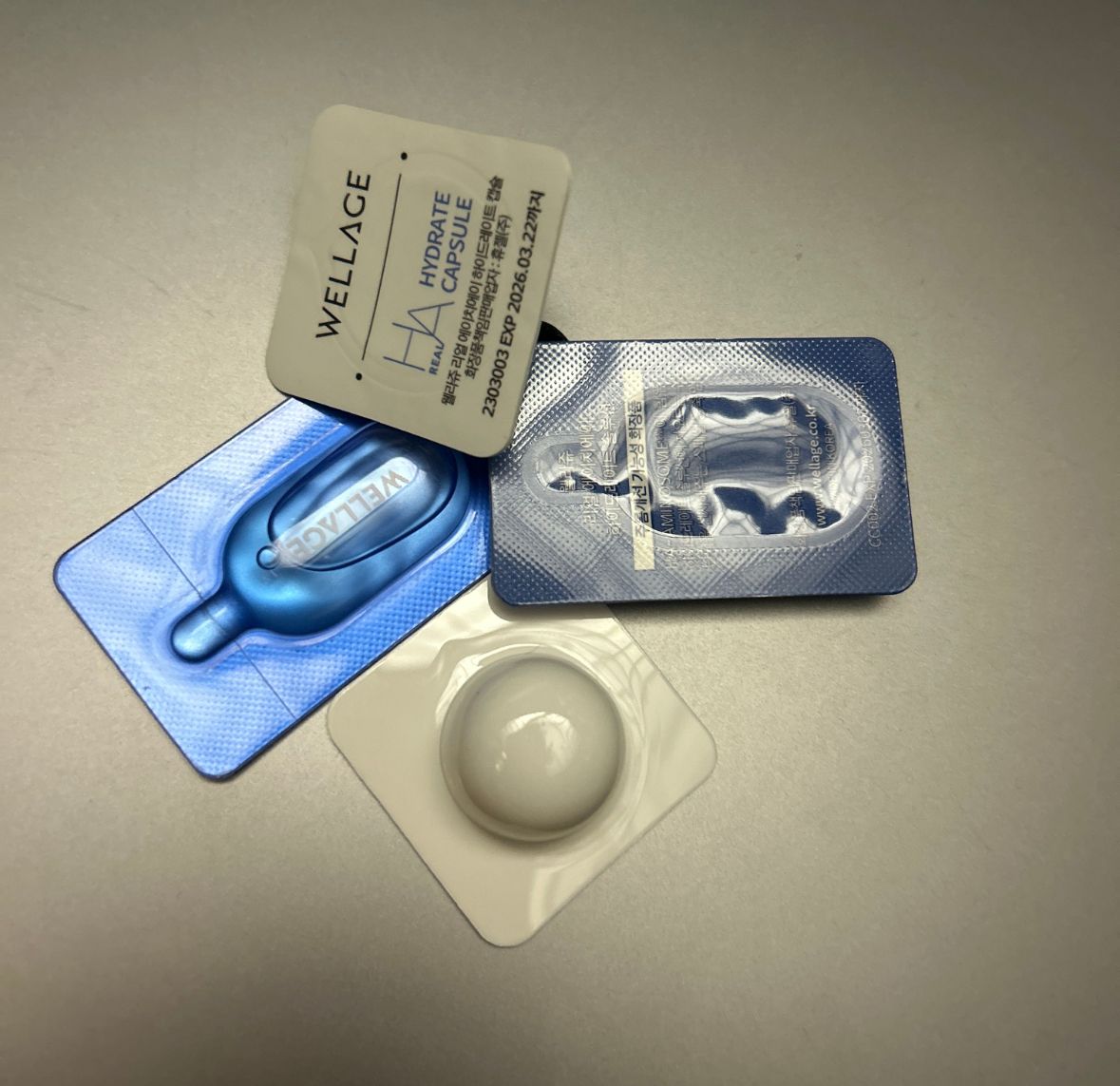 WELLAGE 唯拉珠 高濃縮玻尿酸精華球 (高濃度透明質酸一天水光保濕急救精華膠囊) 真實評價/用後感 byGi**le 1 WELLAGE 唯拉珠 高濃縮玻尿酸精華球 (高濃度透明質酸一天水光保濕急救精華膠囊) 真實評價/實測照片 byGi**le 1