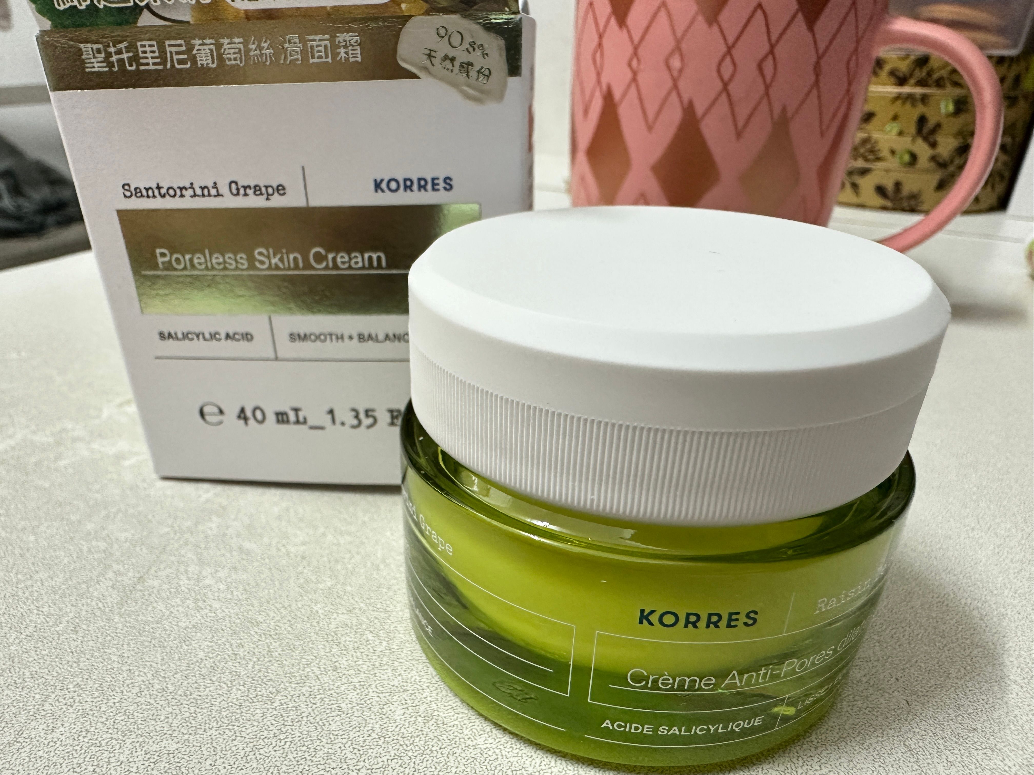 Korres 聖托里尼葡萄絲滑面霜 真實評價/實測照片 bychi*********************.hk 1