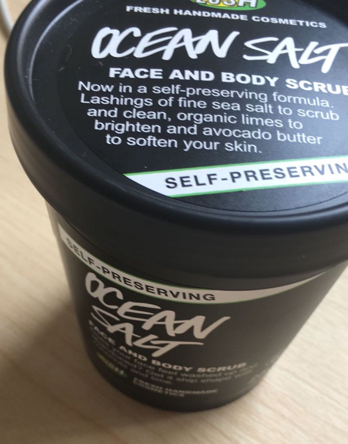 Lush 海洋水晶磨砂膏 真實評價/實測照片 byelh**************com 1