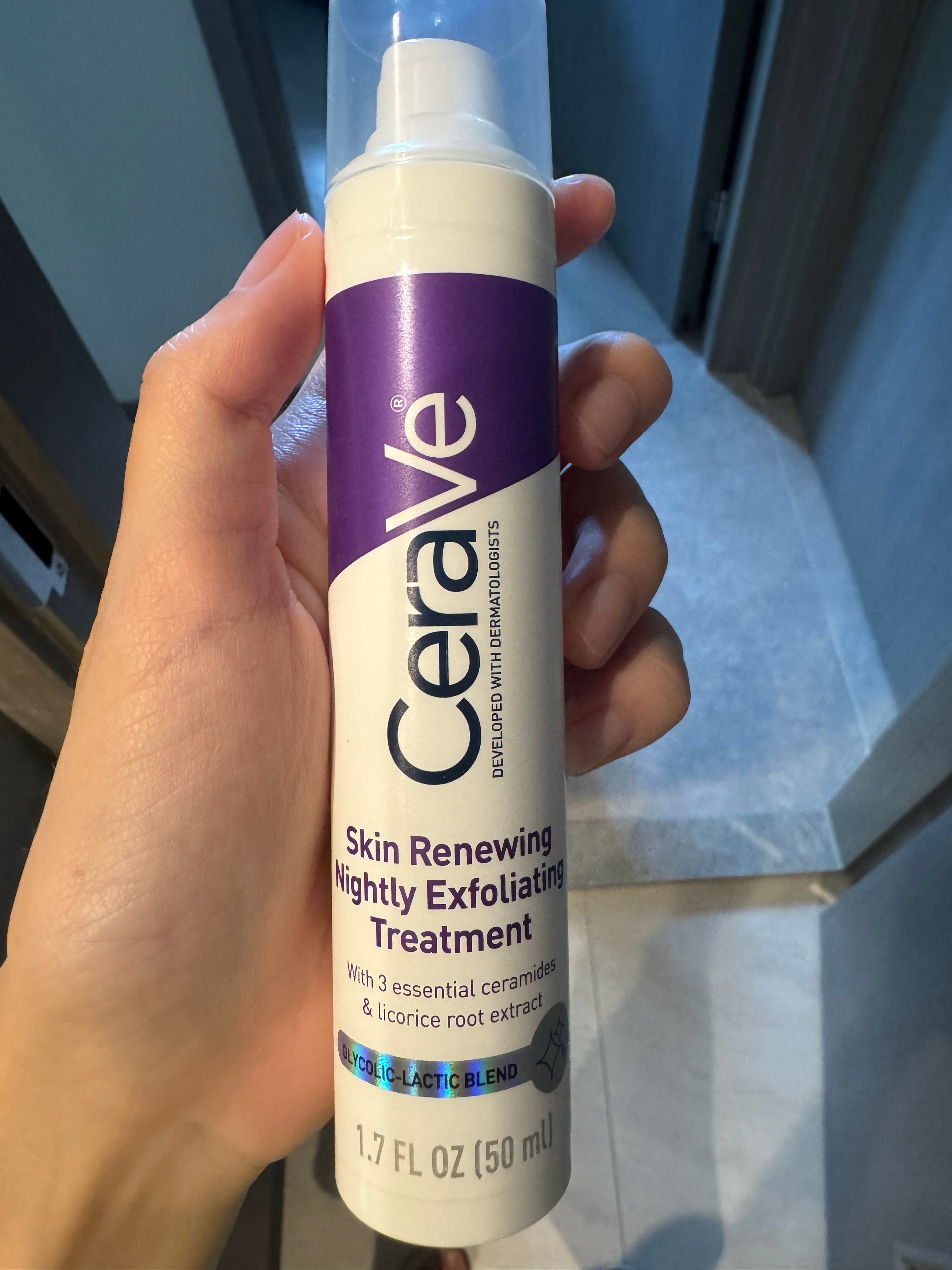 CeraVe 煥膚夜間去角質精華 真實評價/實測照片 byRu**cc 2