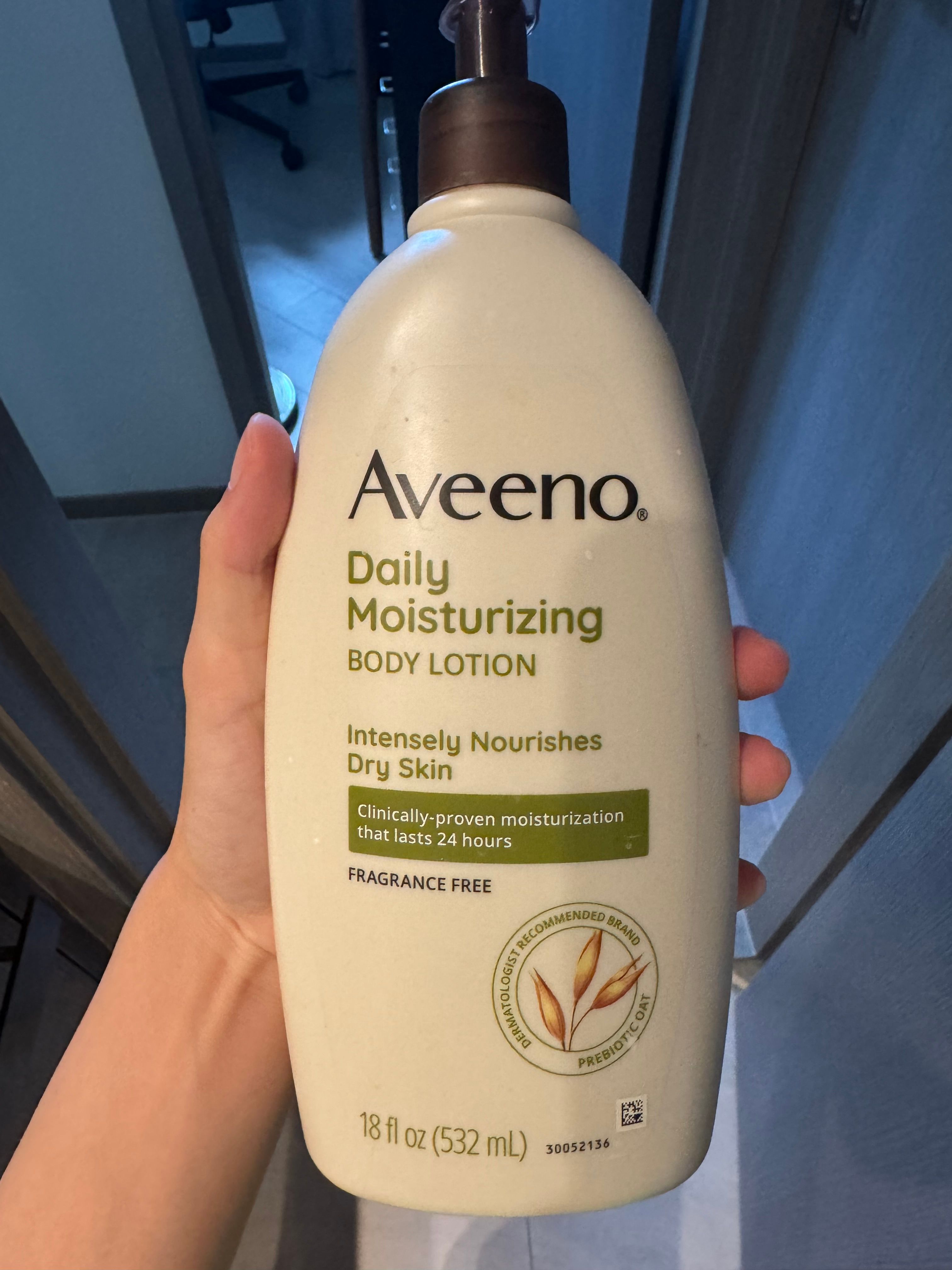 Aveeno 天然燕麥保濕乳 真實評價/實測照片 byRu**cc 1