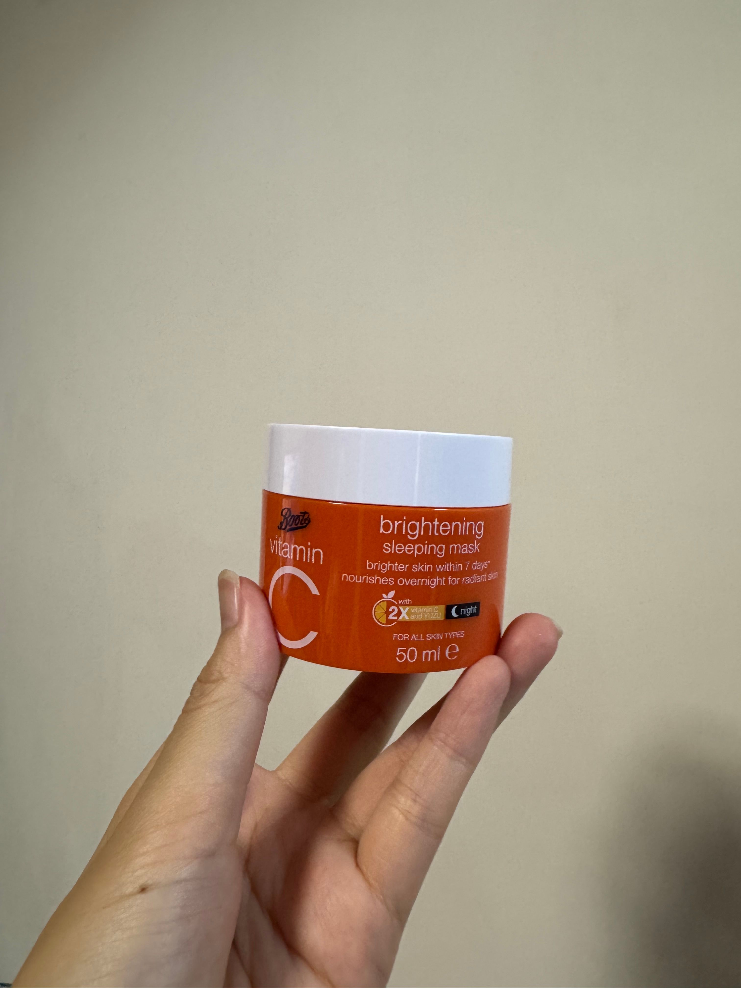 Boots 維他命C亮白睡眠面膜 真實評價/實測照片 byMs_***ple 1