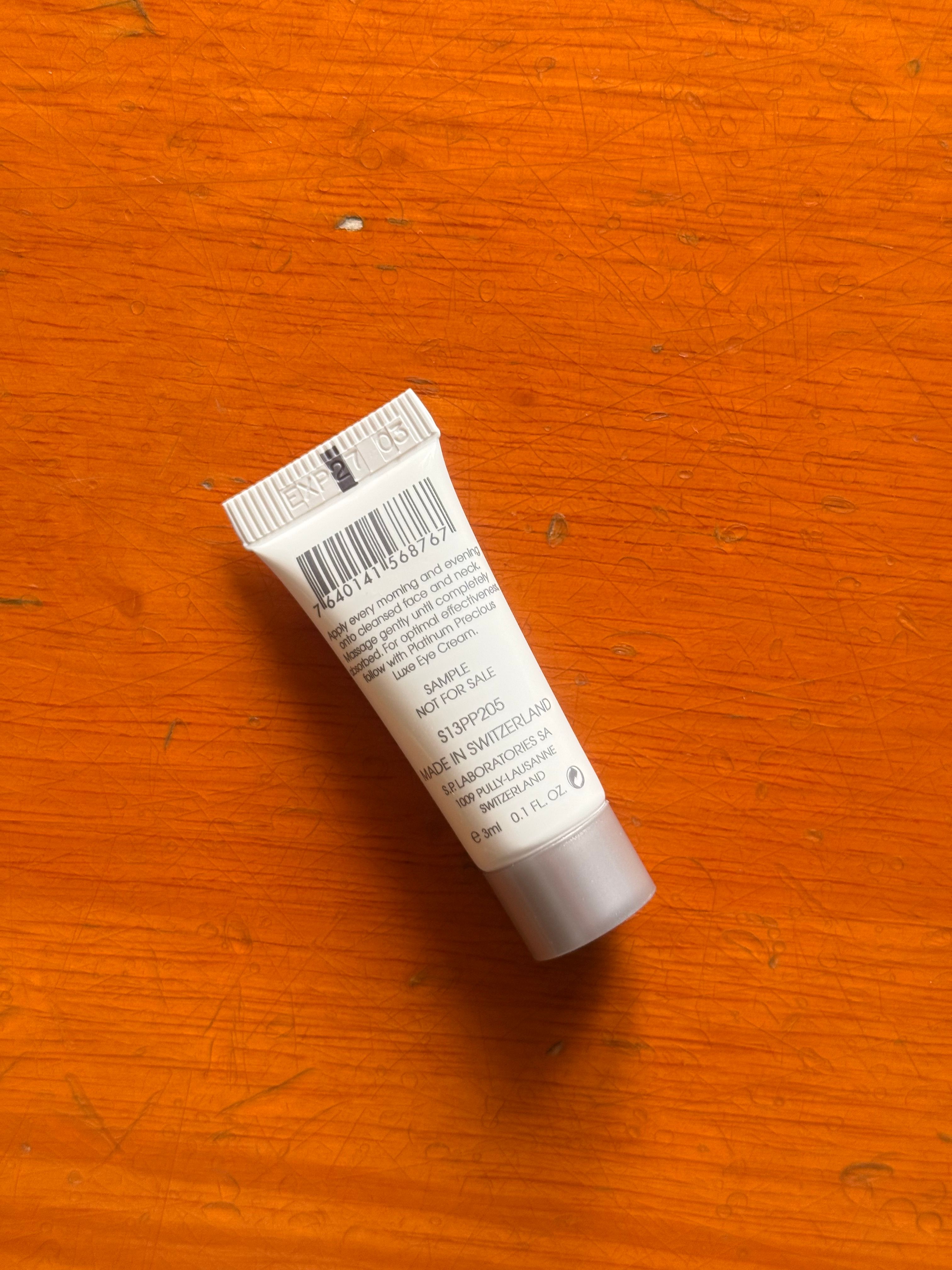 SUISSE PROGRAMME 白金尊貴抗皺活顏眼霜 真實評價/實測照片 bysAs***InG 1