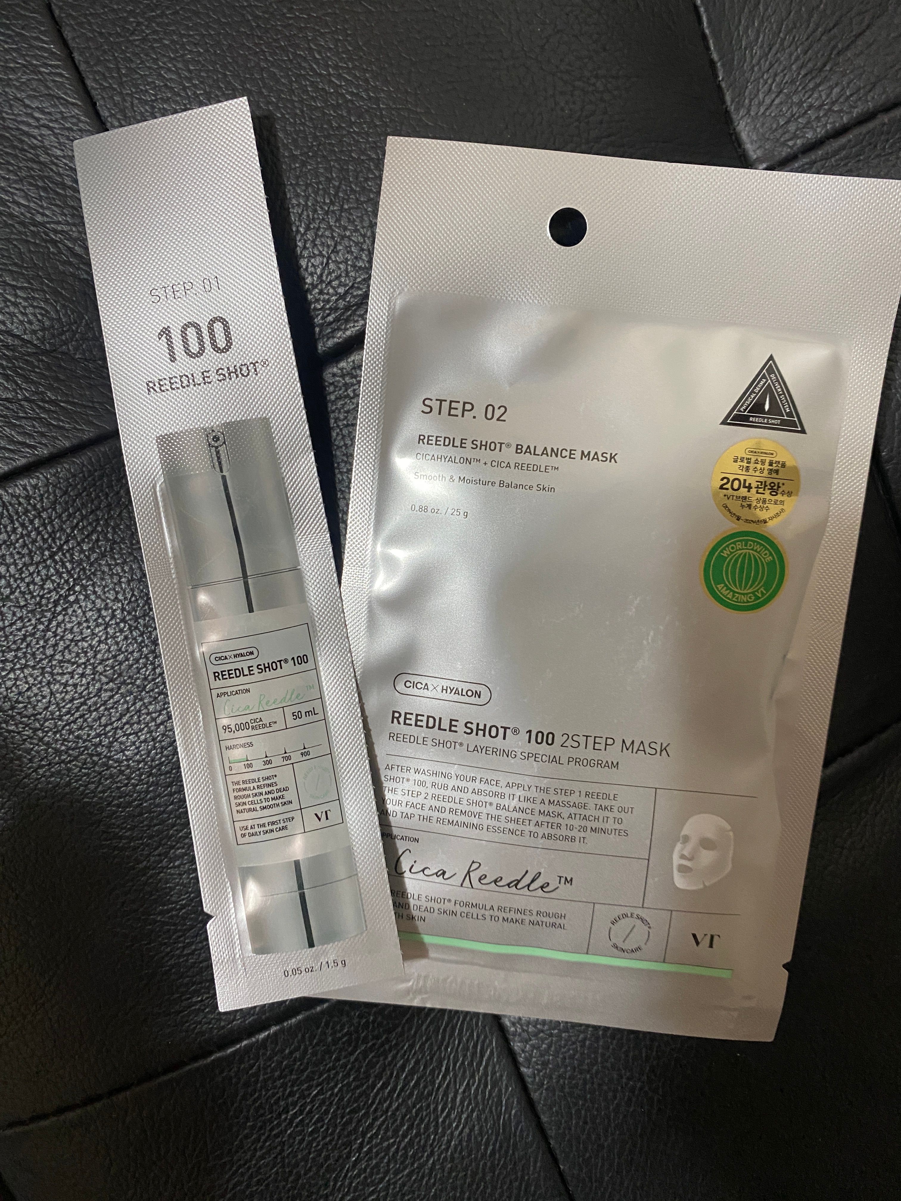 VT Cosmetics 微針精華100 2 Step面膜 真實評價/實測照片 bysiu************com 2