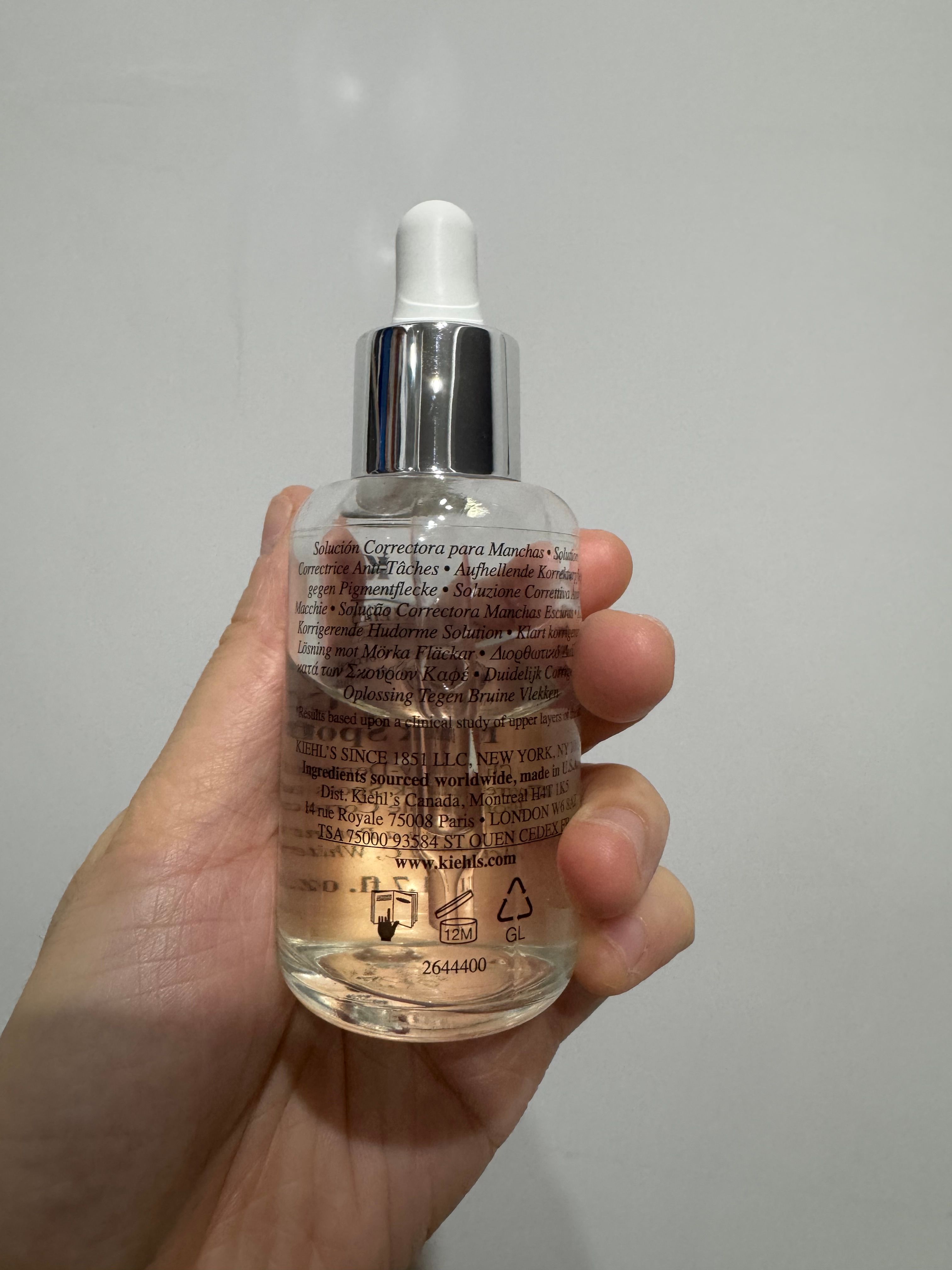 Kiehl's 醫學維C淡斑精華 真實評價/實測照片 byTe***iu 1