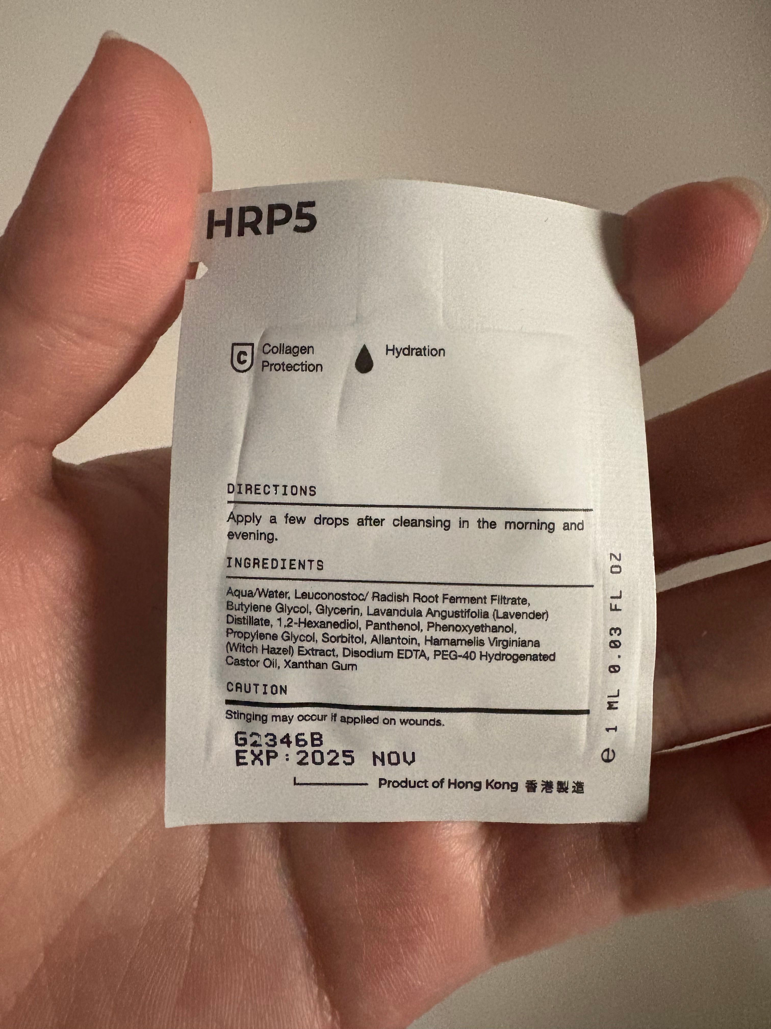 factiv HRP5 膠原鞏固爽膚水 真實評價/實測照片 byno**ll 1