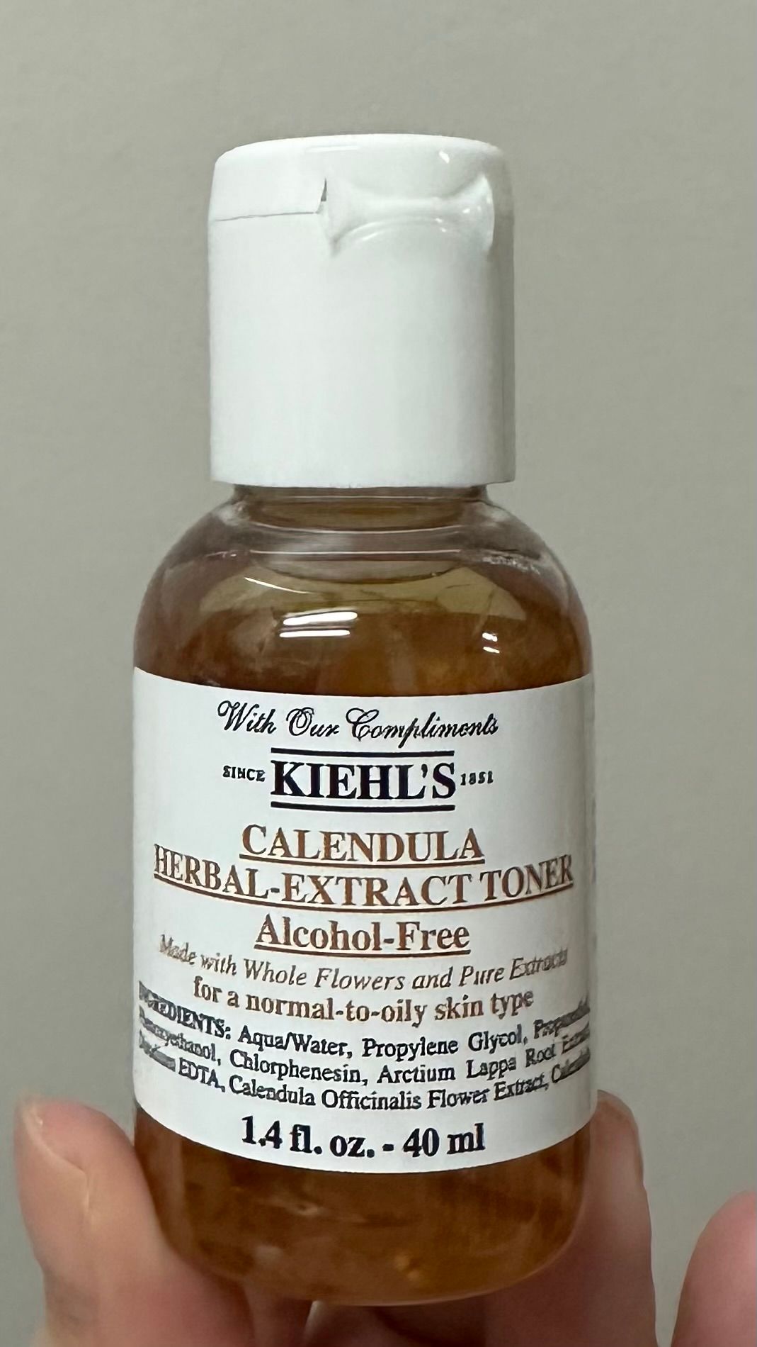 Kiehl's 金盞花植物精華爽膚水 真實評價/實測照片 byzoe**************.hk 1