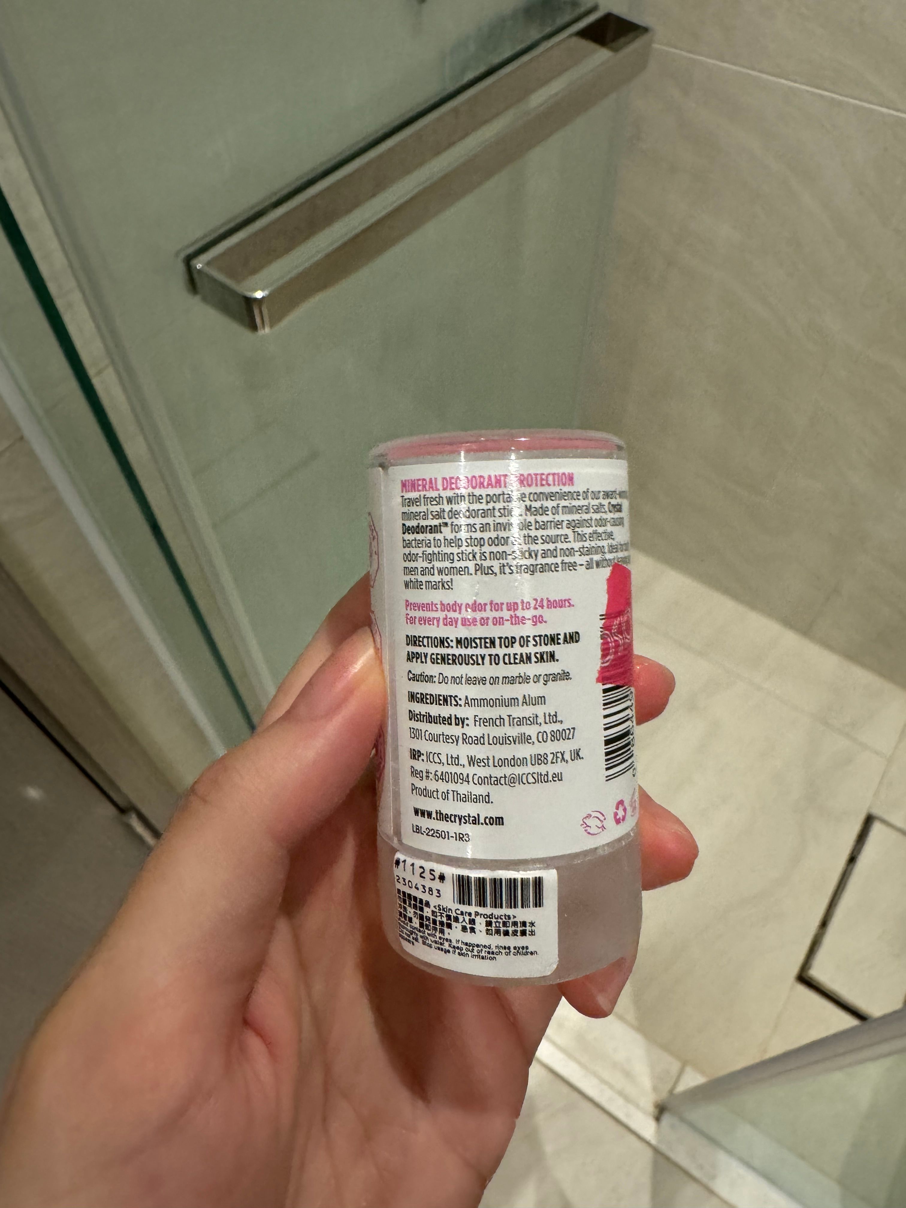 Crystal 止汗水晶 Crystal 身體止汗水晶條 真實評價/實測照片 byRu**cc 1