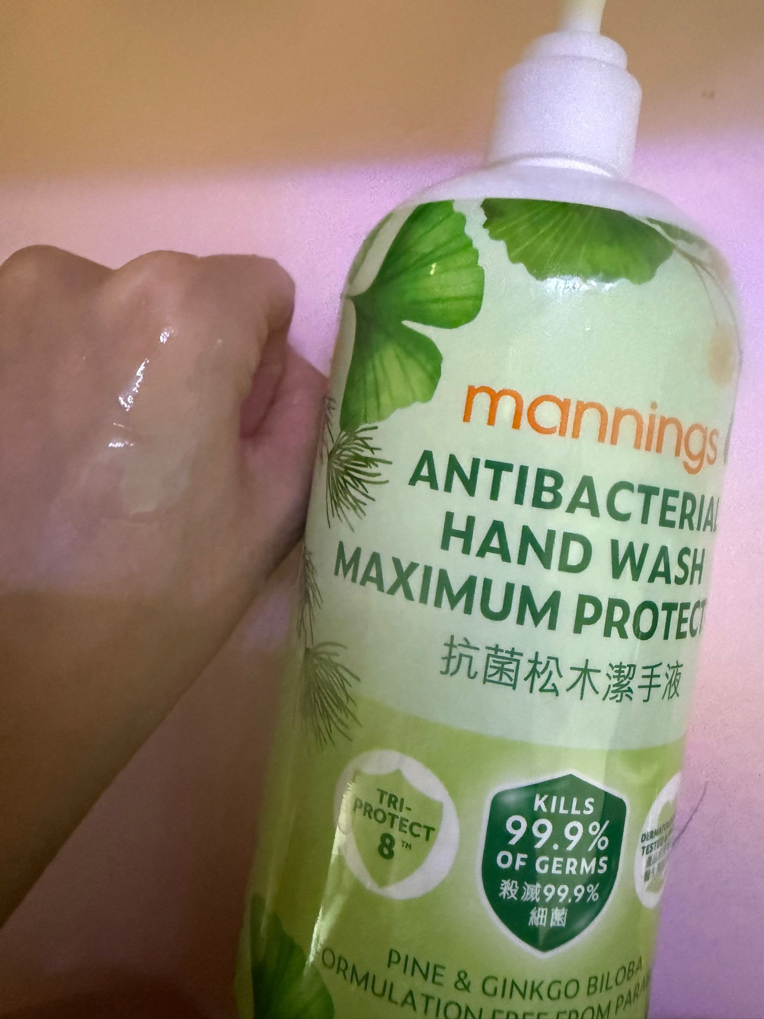 Mannings 萬寧 抗菌松木潔手液 真實評價/實測照片 byAnn****wok 1