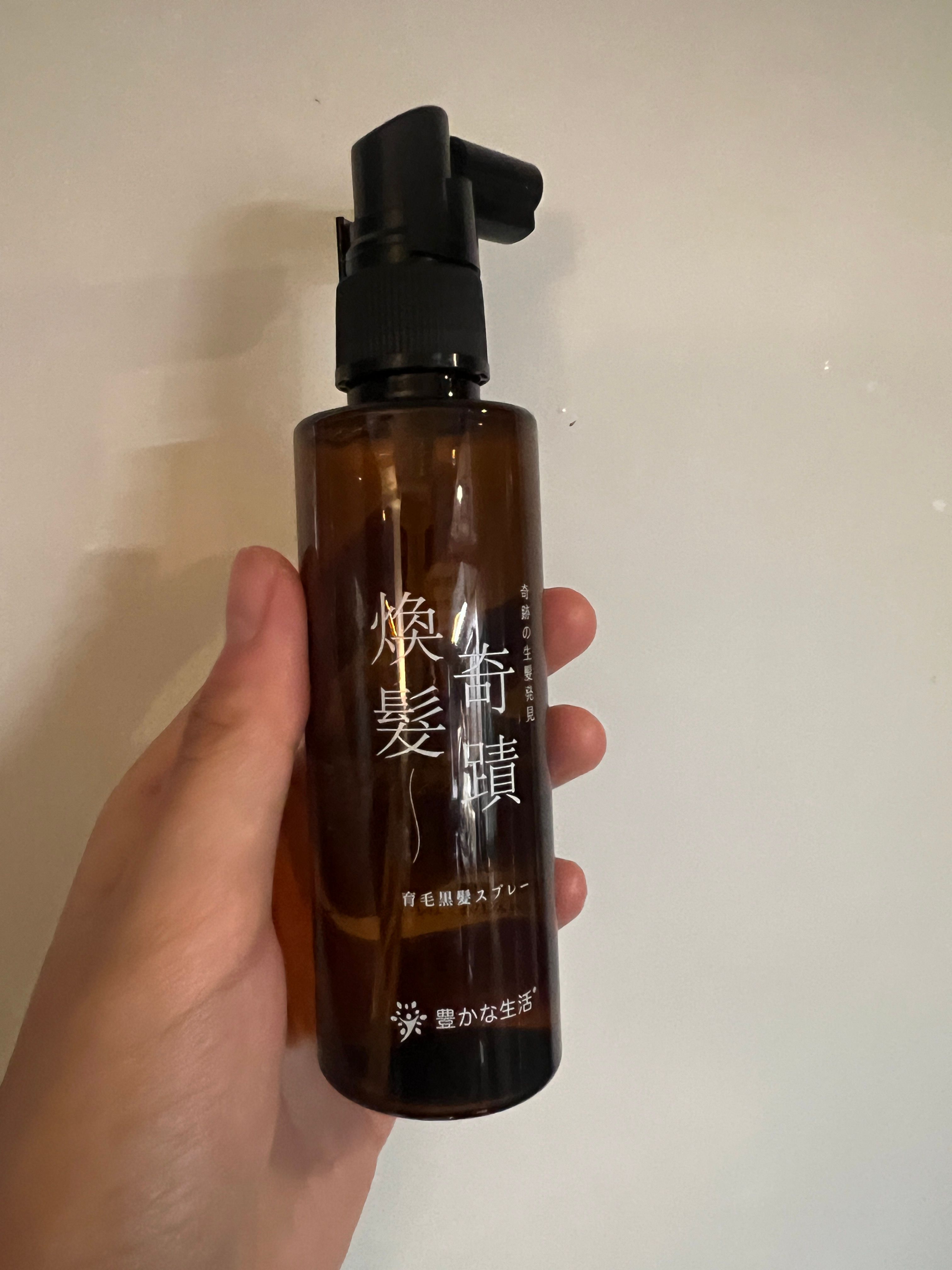 YUTAKANA豐盛生活 煥髮奇蹟生髮潤黑激活精華噴霧 真實評價/實測照片 byCa***ce 1