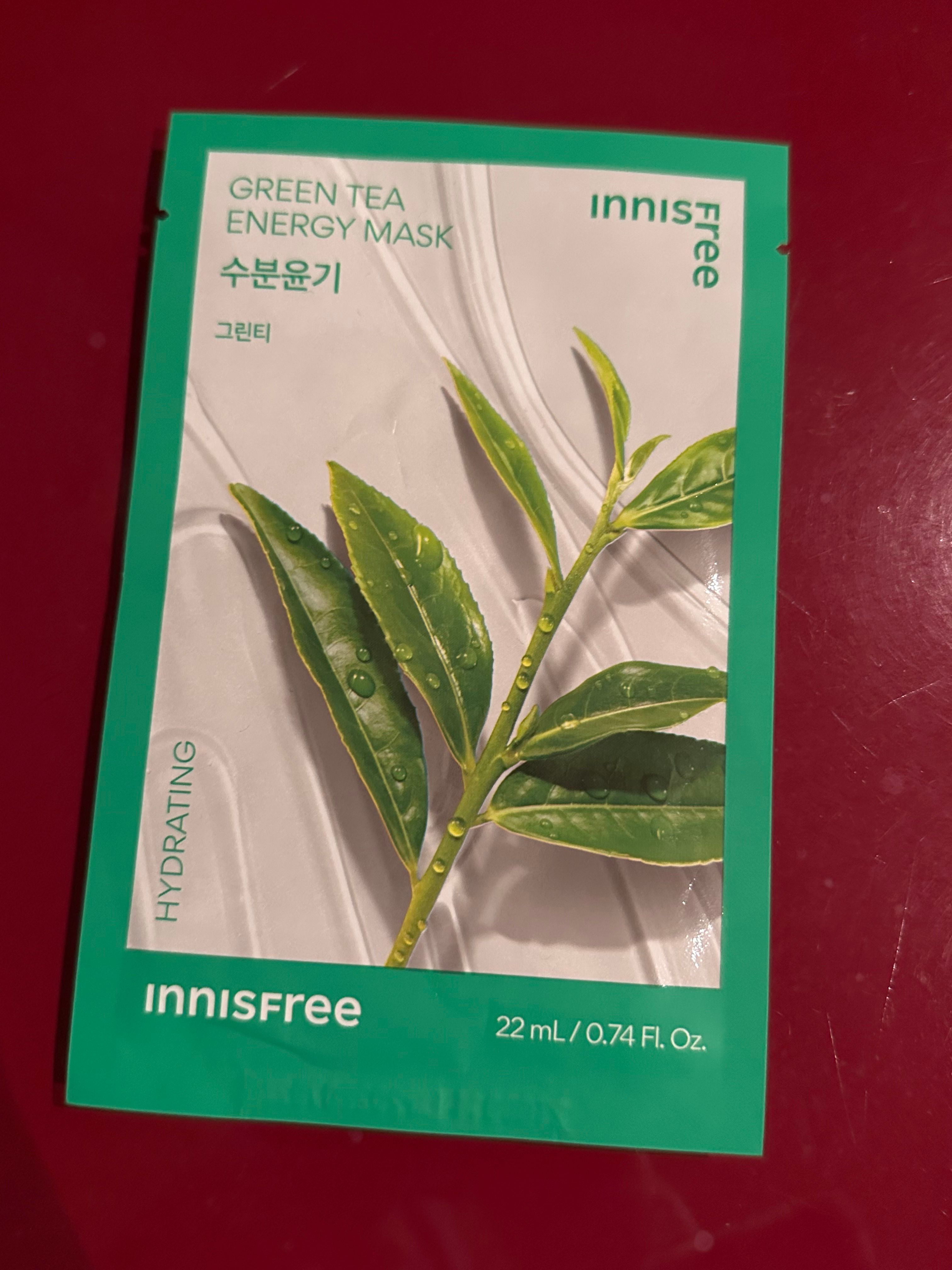 Innisfree 天然能量面膜(綠茶) 真實評價/實測照片 byyo***ll 1