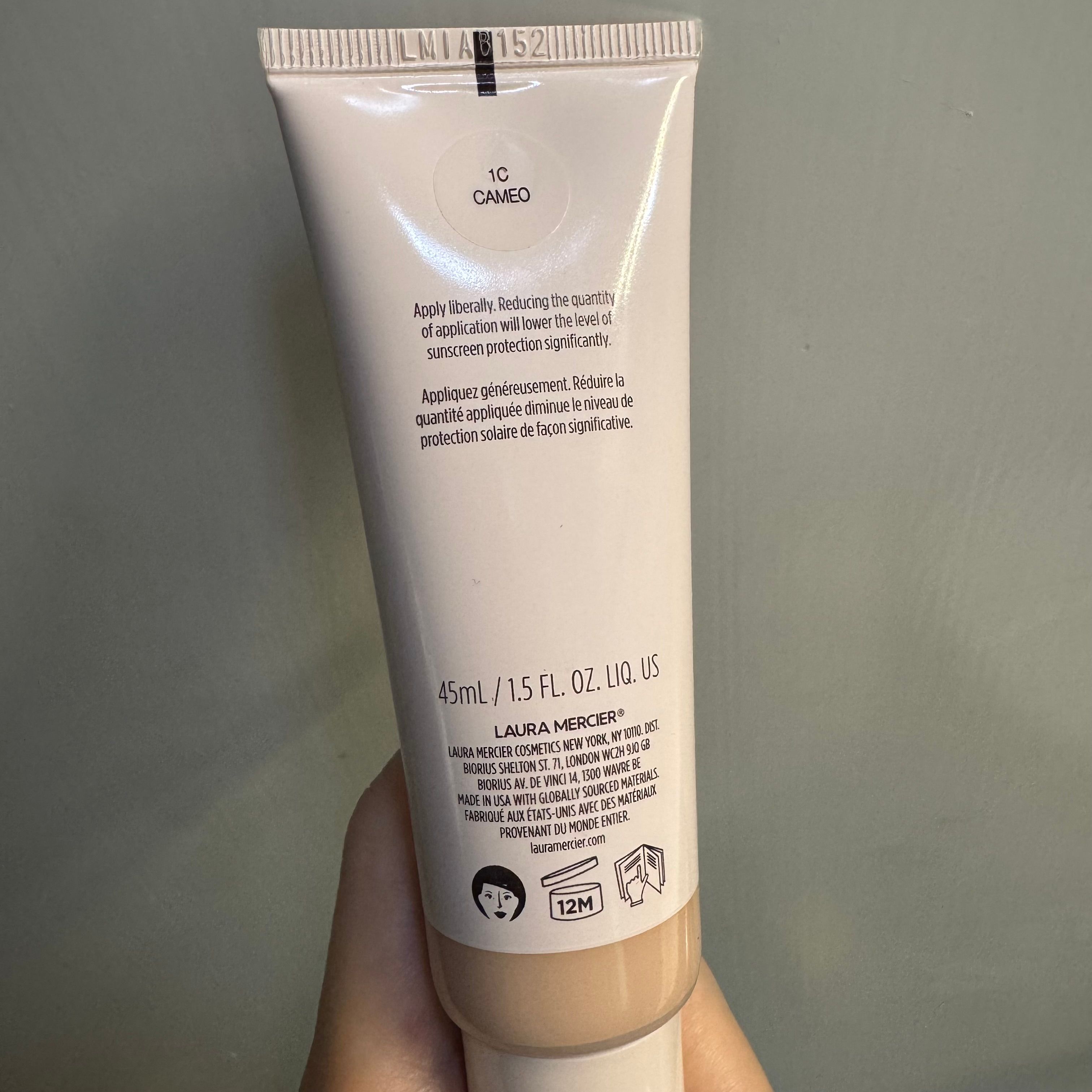 Laura Mercier 水光修護輕粉底霜 真實評價/用後感 byLa***ta 2 Laura Mercier 水光修護輕粉底霜 真實評價/實測照片 byLa***ta 2