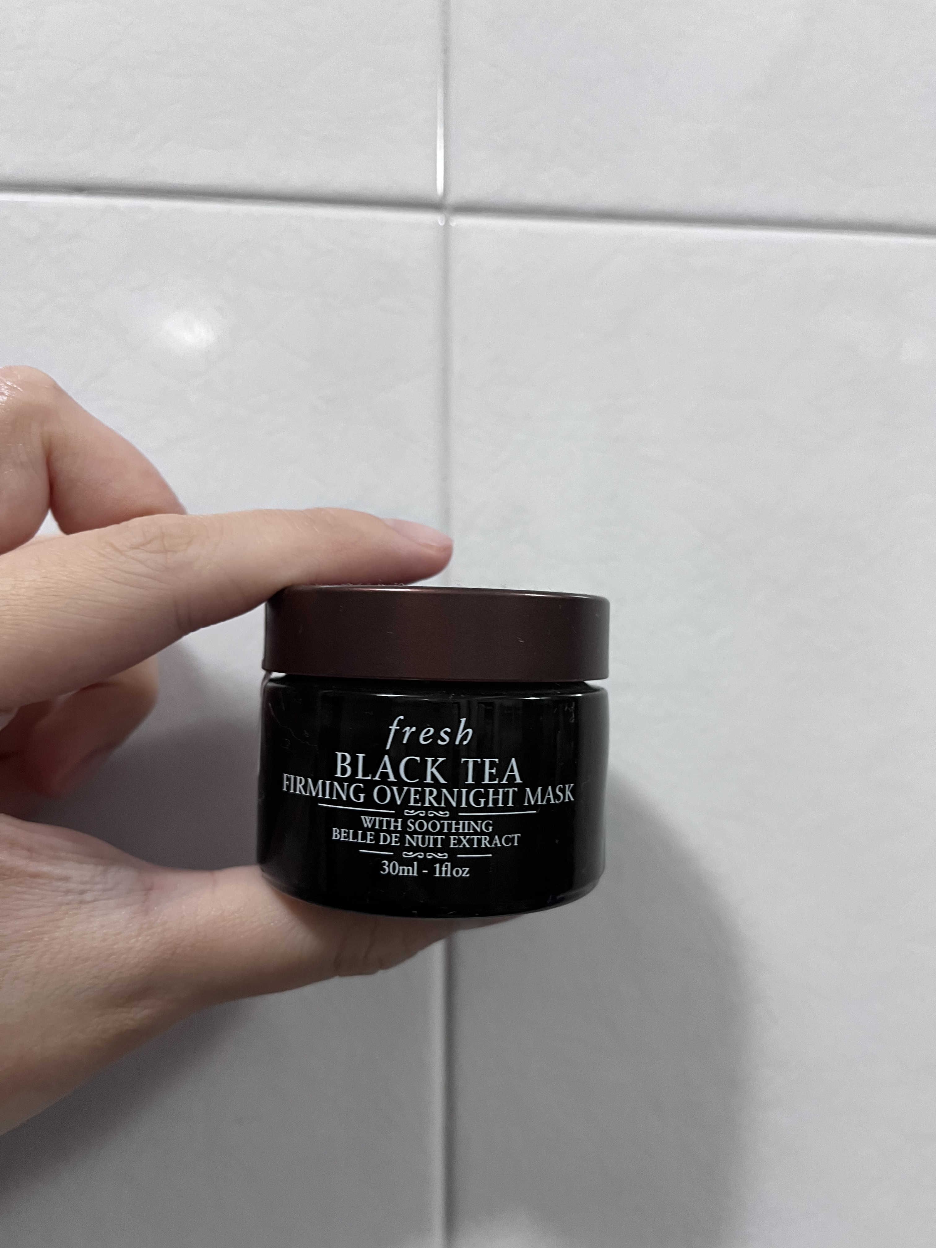 Fresh 紅茶晚間緊緻面膜 真實評價/實測照片 byj*s 1