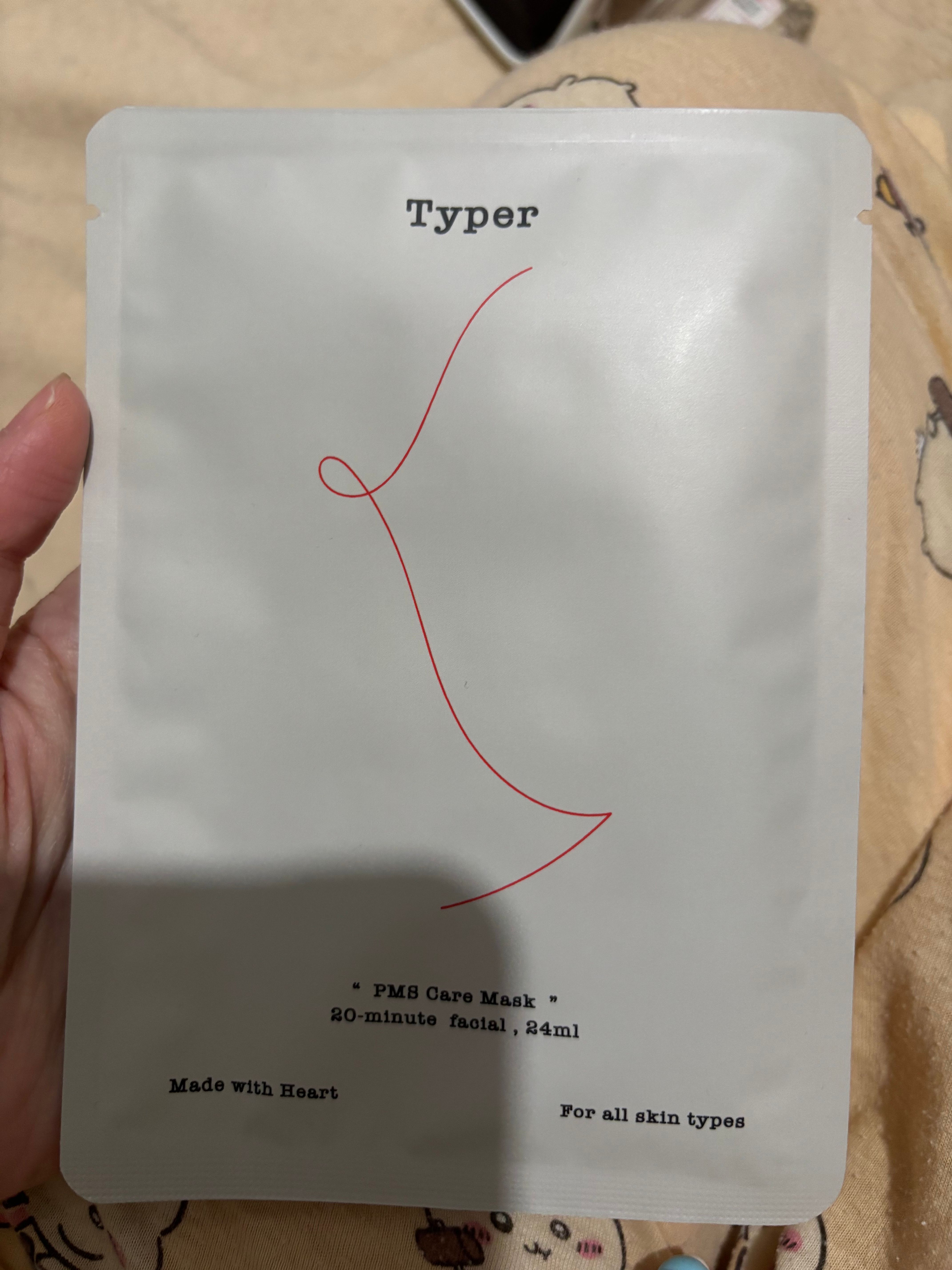 Typer PMS Care Mask 真實評價/實測照片 bykay****************.hk 2