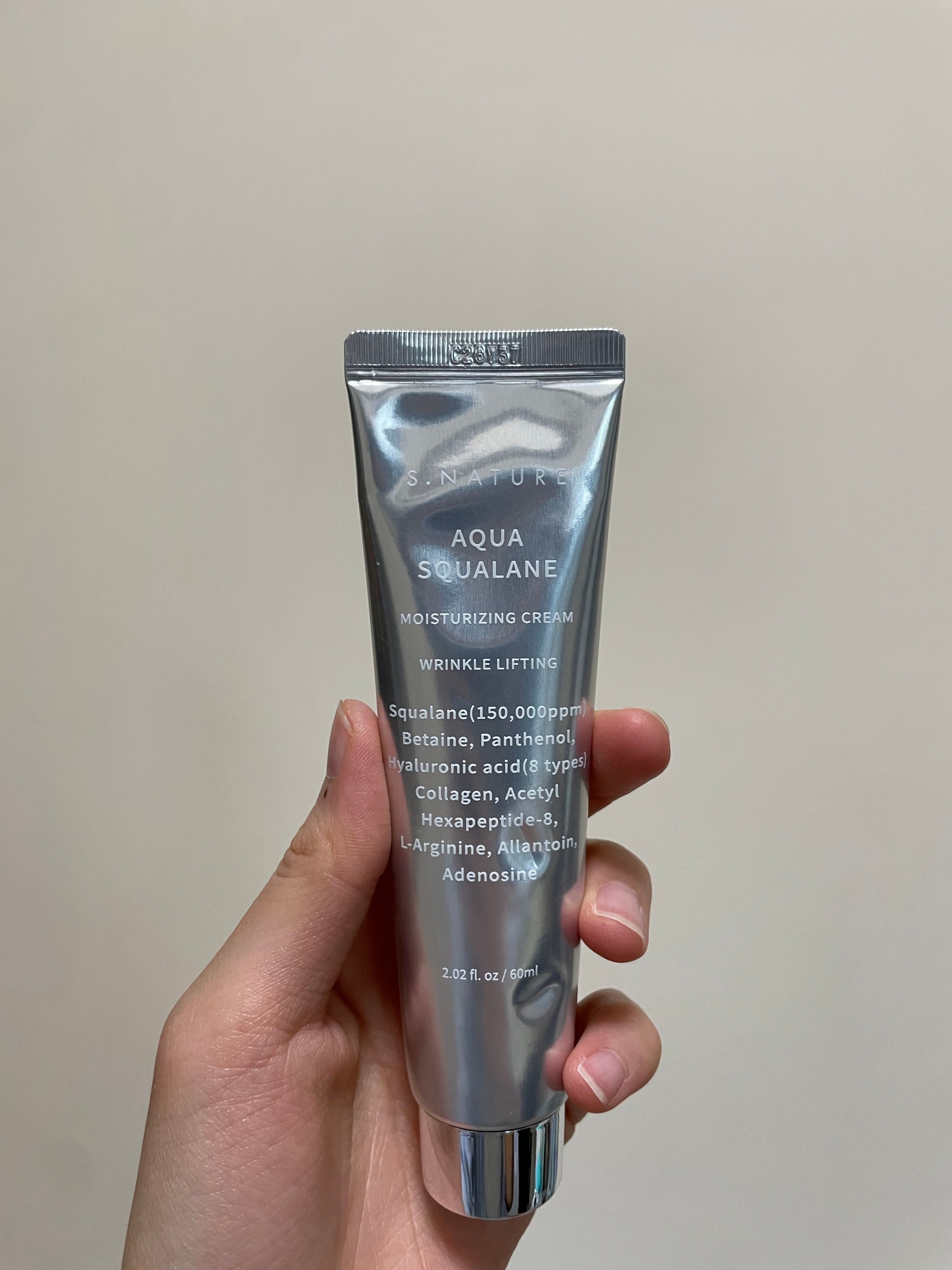 S. NATURE 天然角鯊烷保濕面霜 真實評價/實測照片 byc***g 2