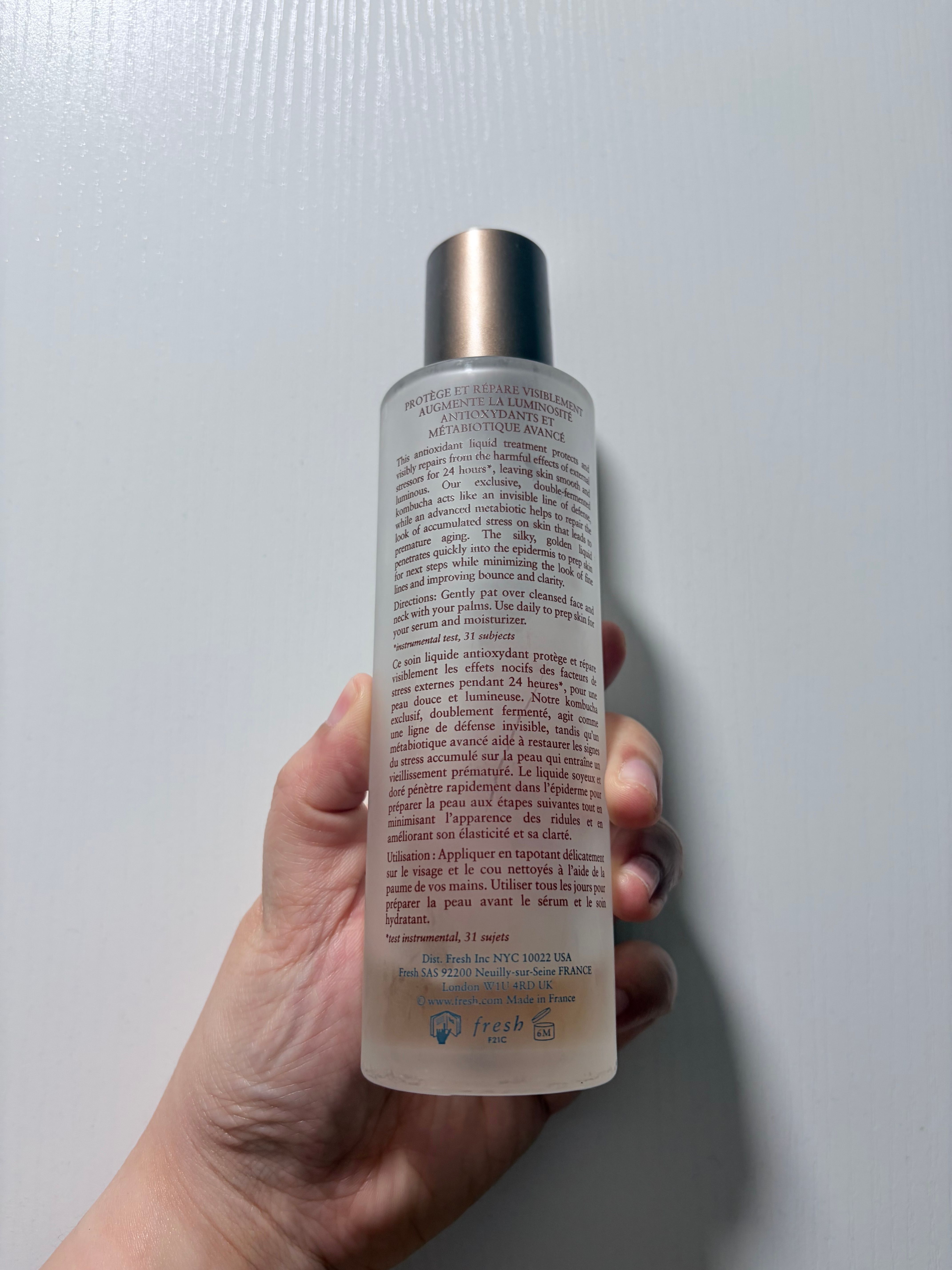 Fresh 紅茶酵素抗氧精華水 真實評價/實測照片 byba**18 1