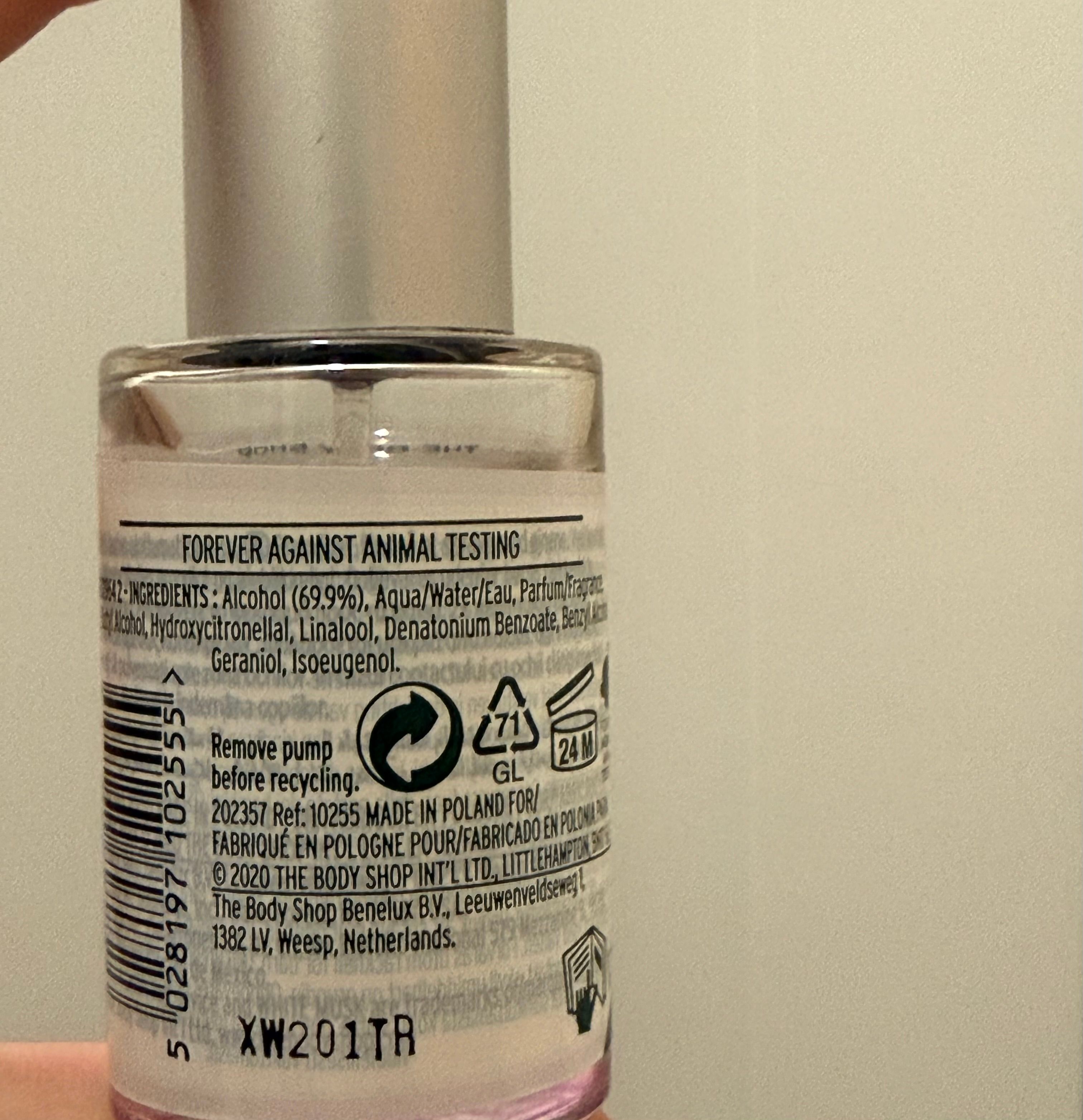 The Body Shop 白麝香淡香水 真實評價/實測照片 byDhw***non 1